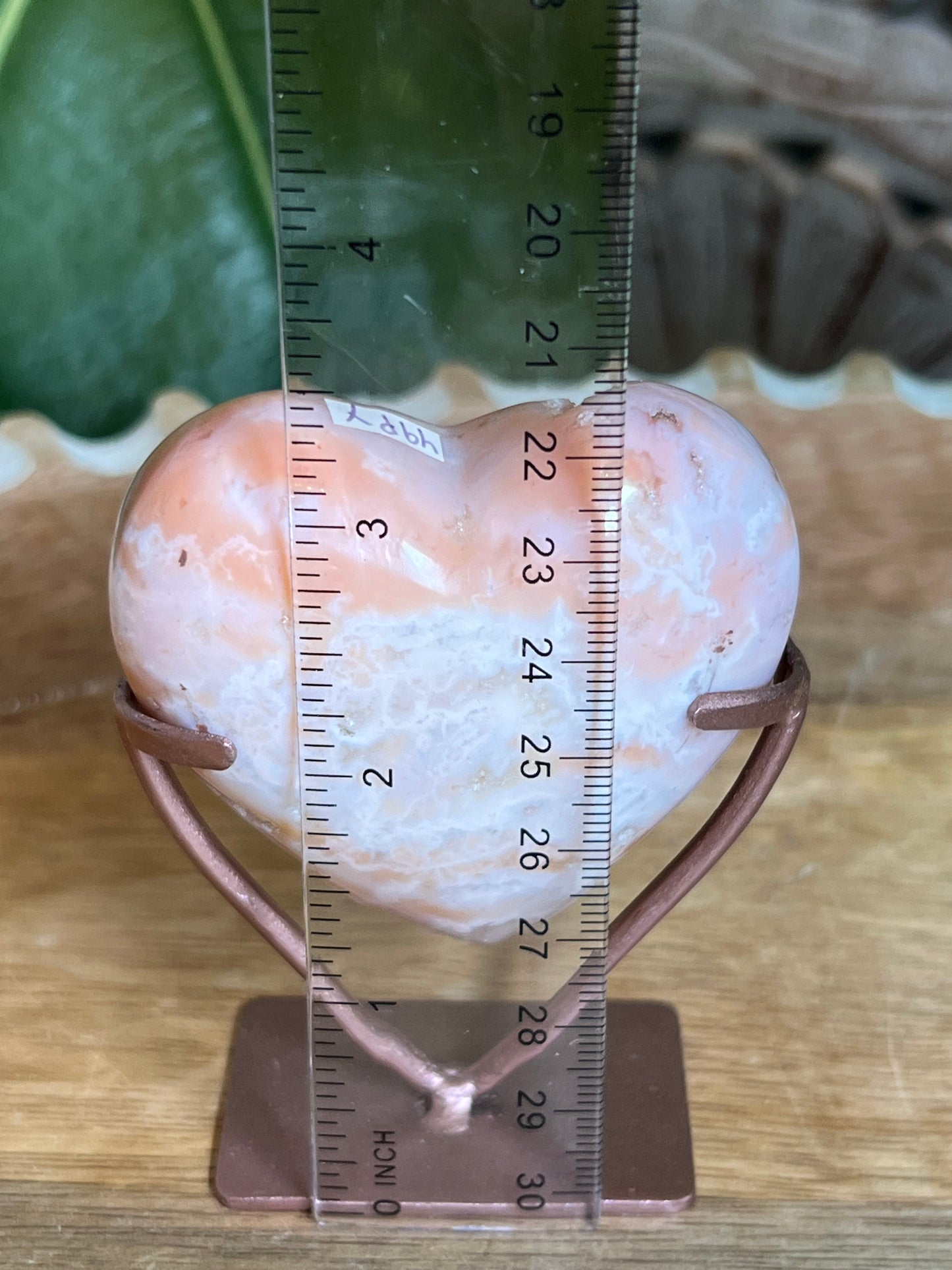 Pink Carnelian Heart