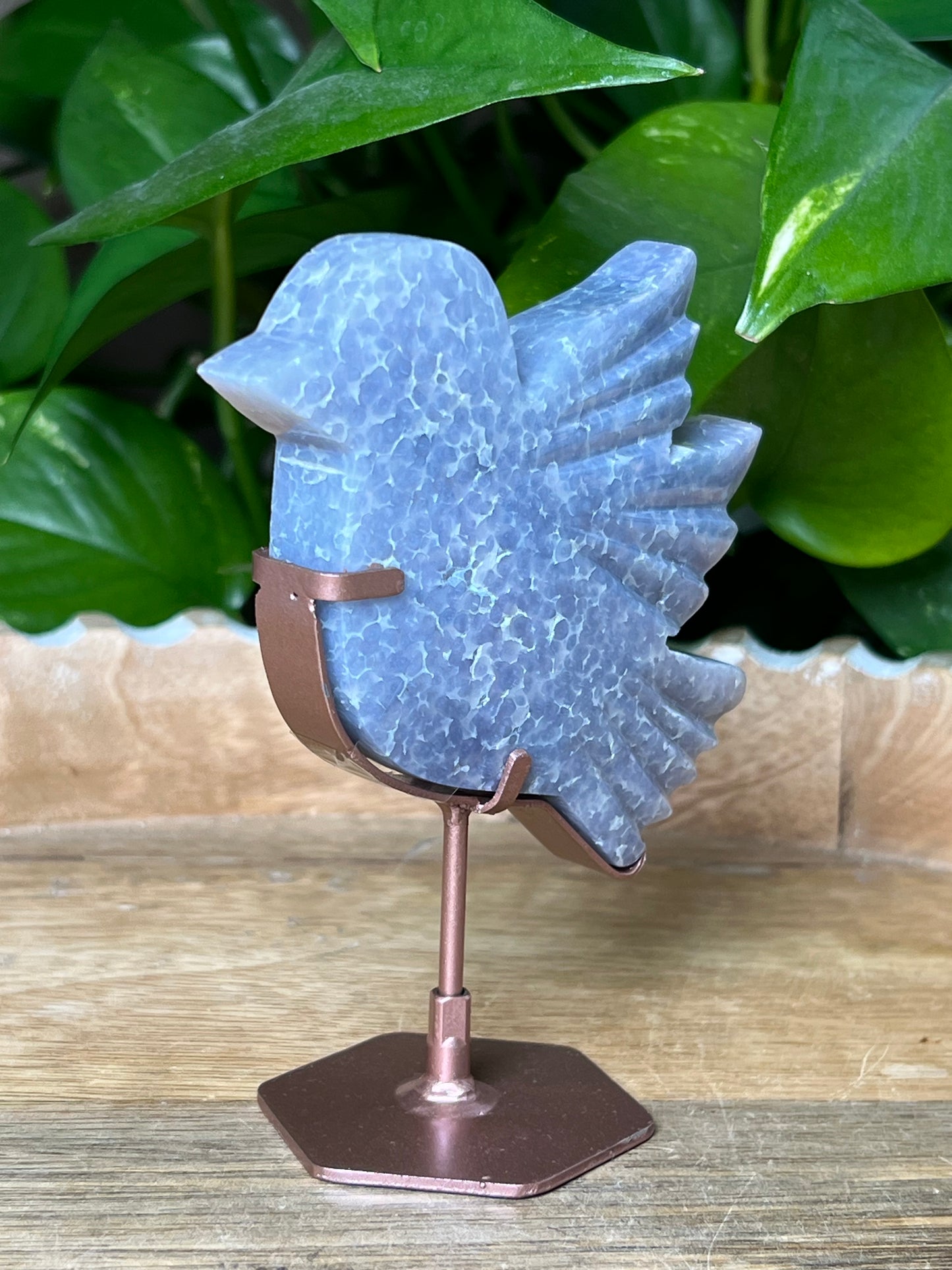 Grape Agate Bird