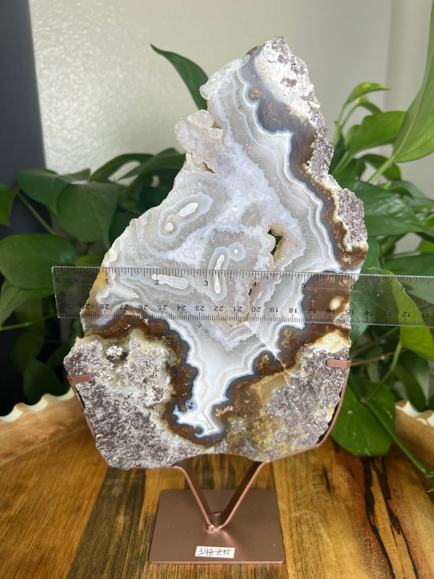 Scenic Moss Agate Slab