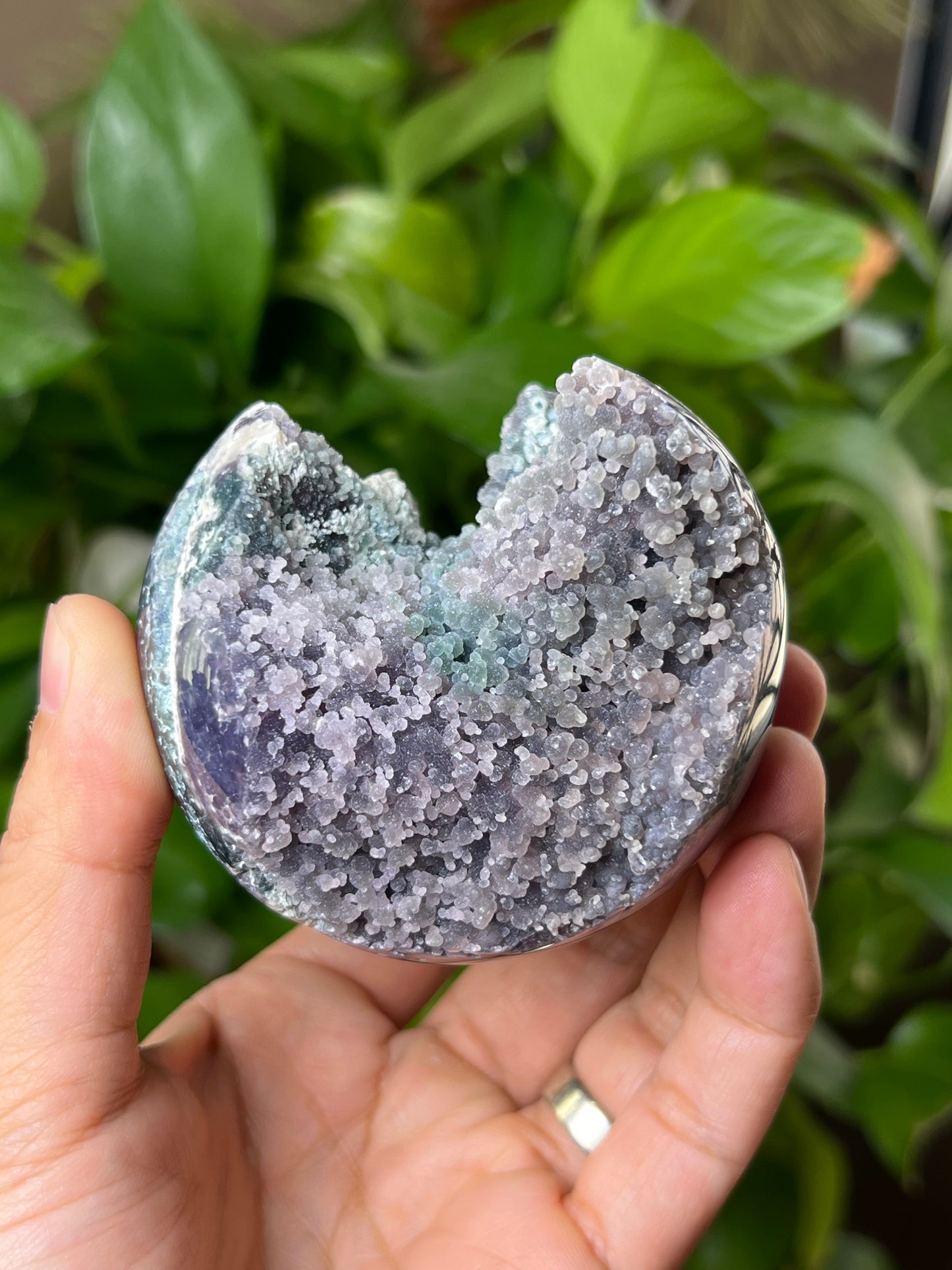 Grape Agate Sphere