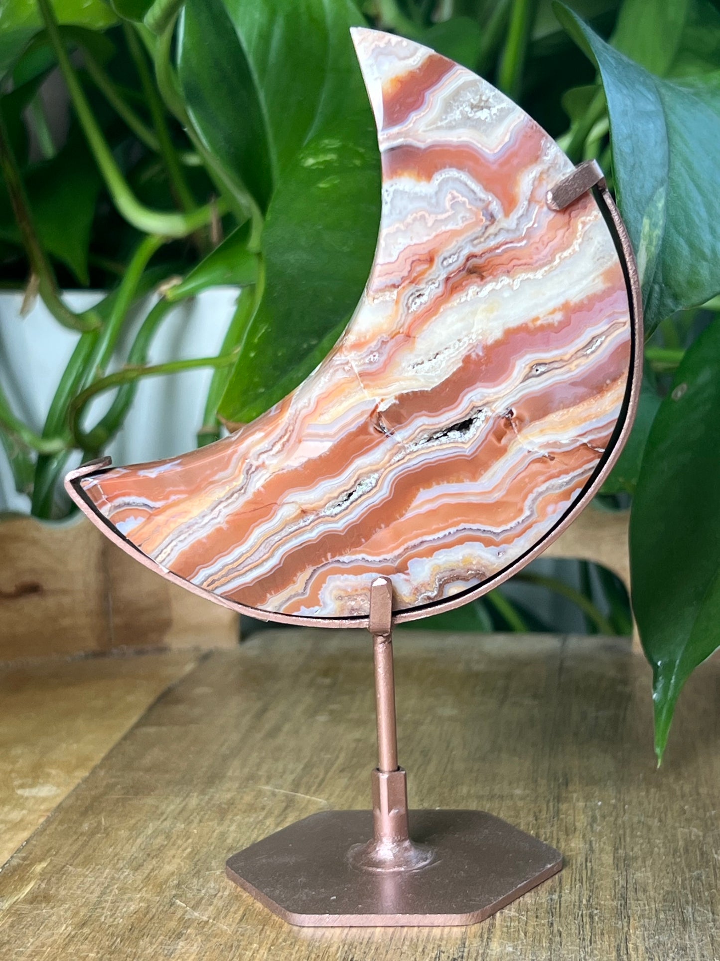 Crazy Lace Agate Moon