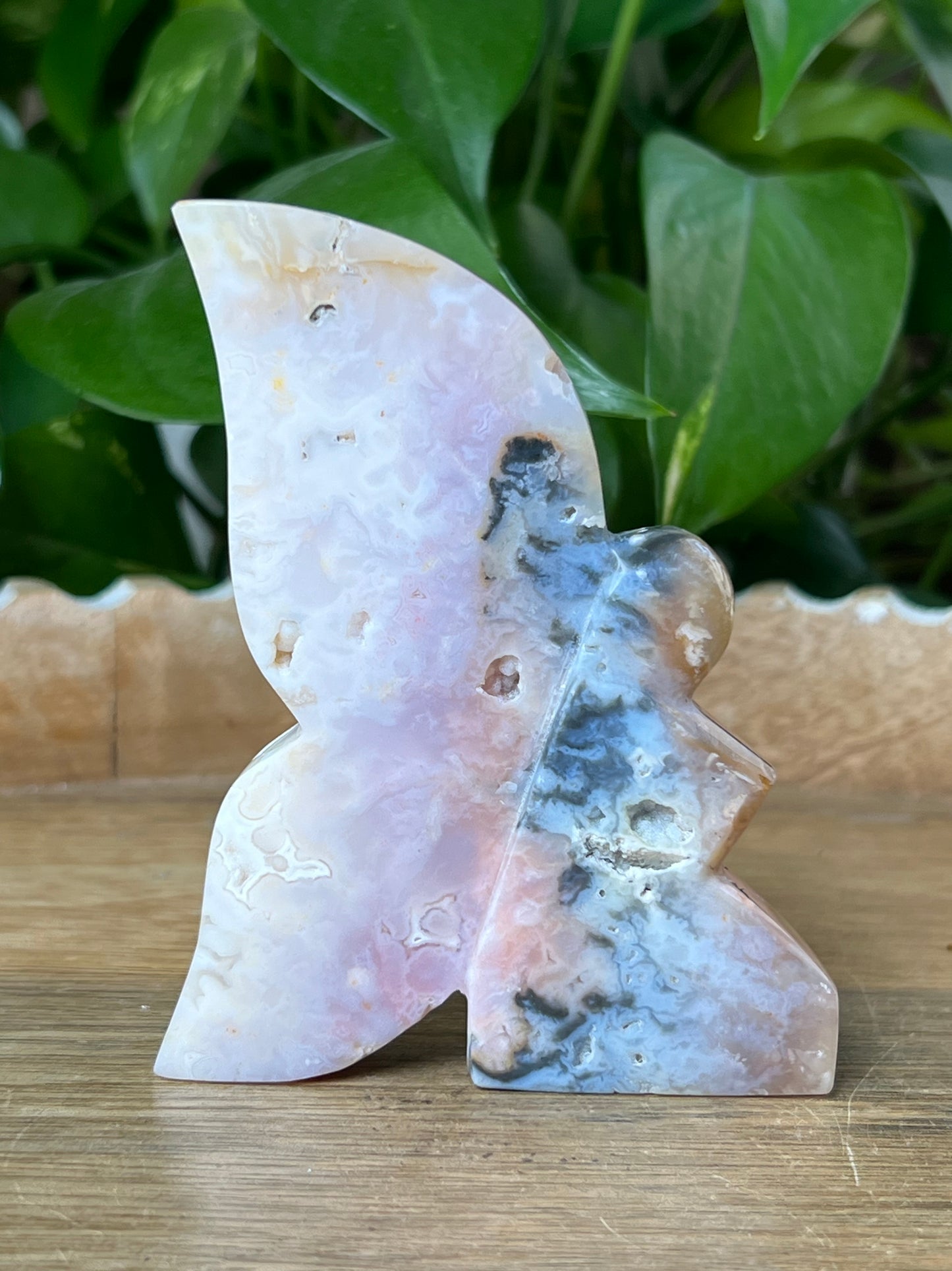 Rainbow Plume Agate Fairy