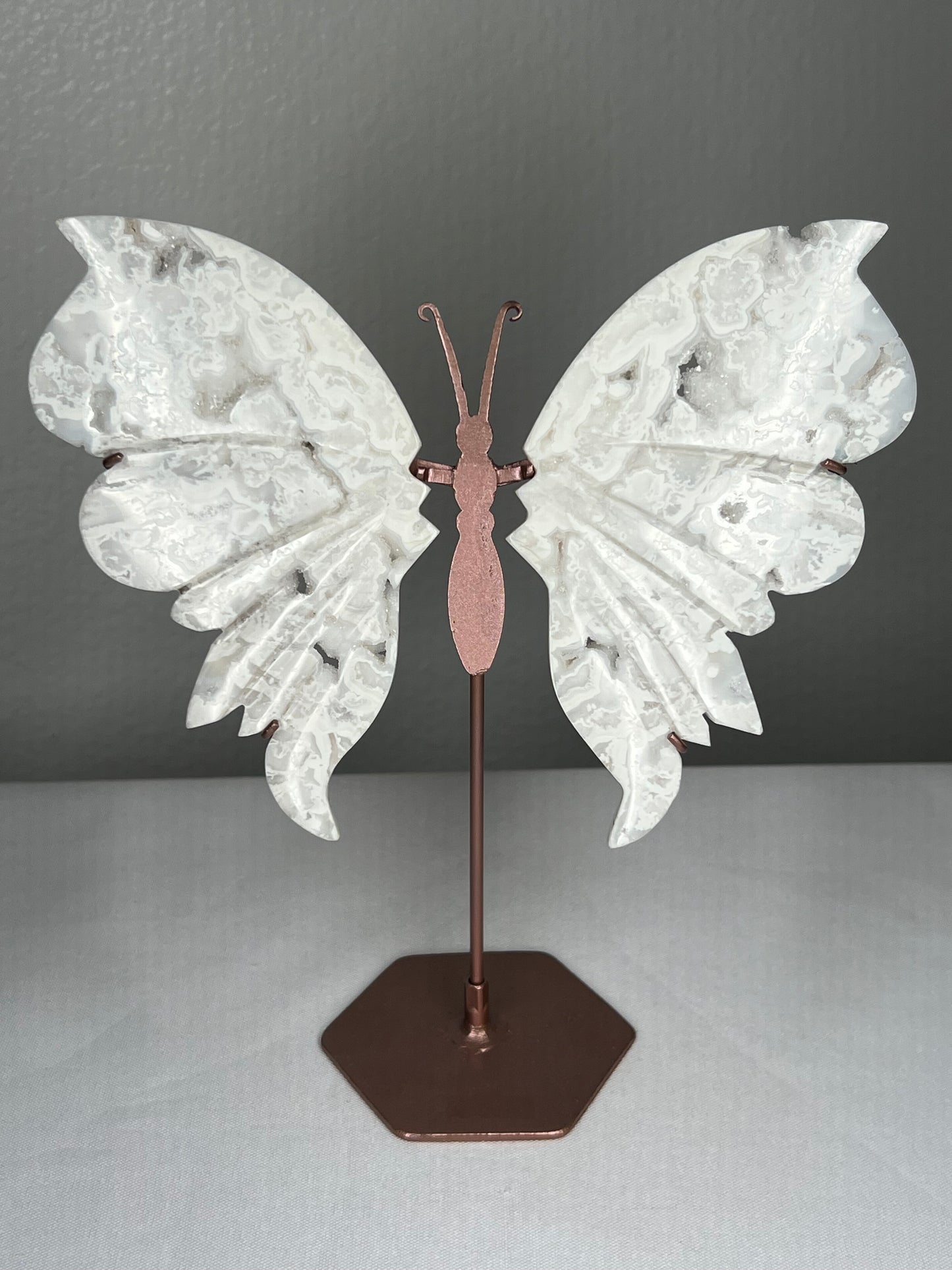 White Plume Agate Wings