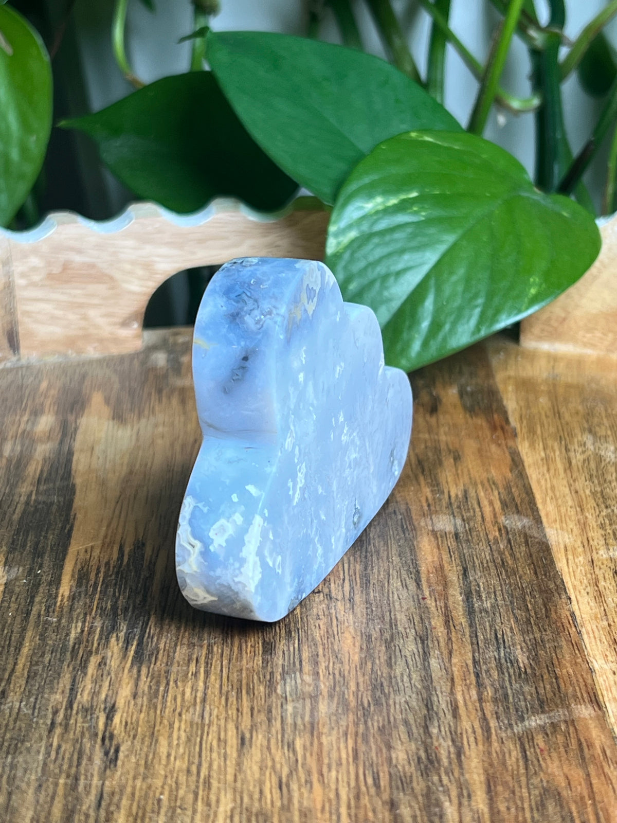 Blue Plume Agate Cloud: MS