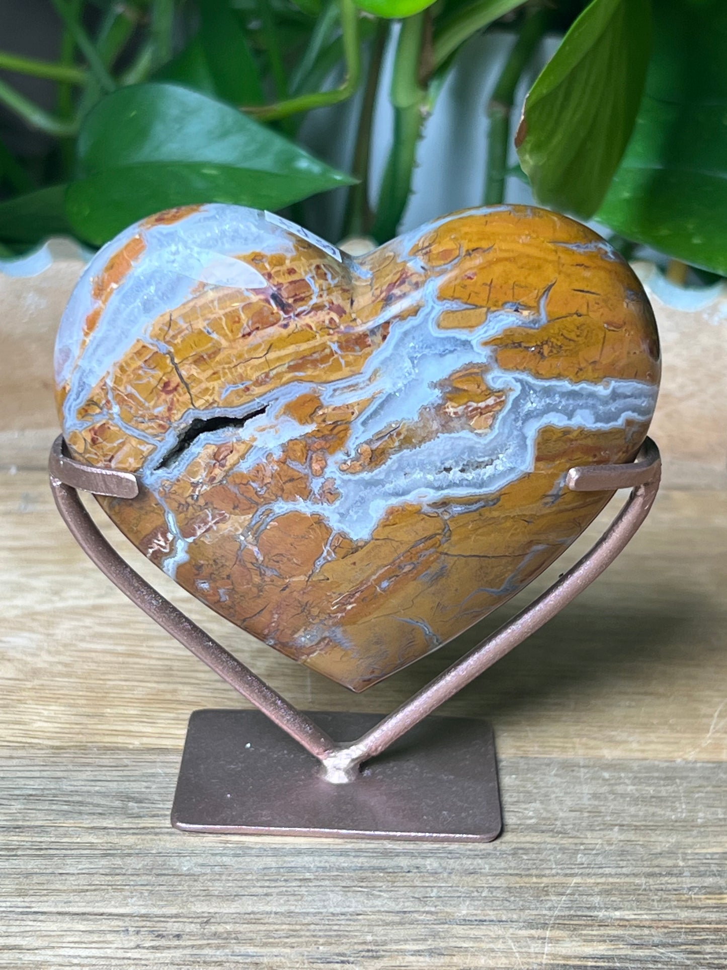 Brecciated Jasper Heart