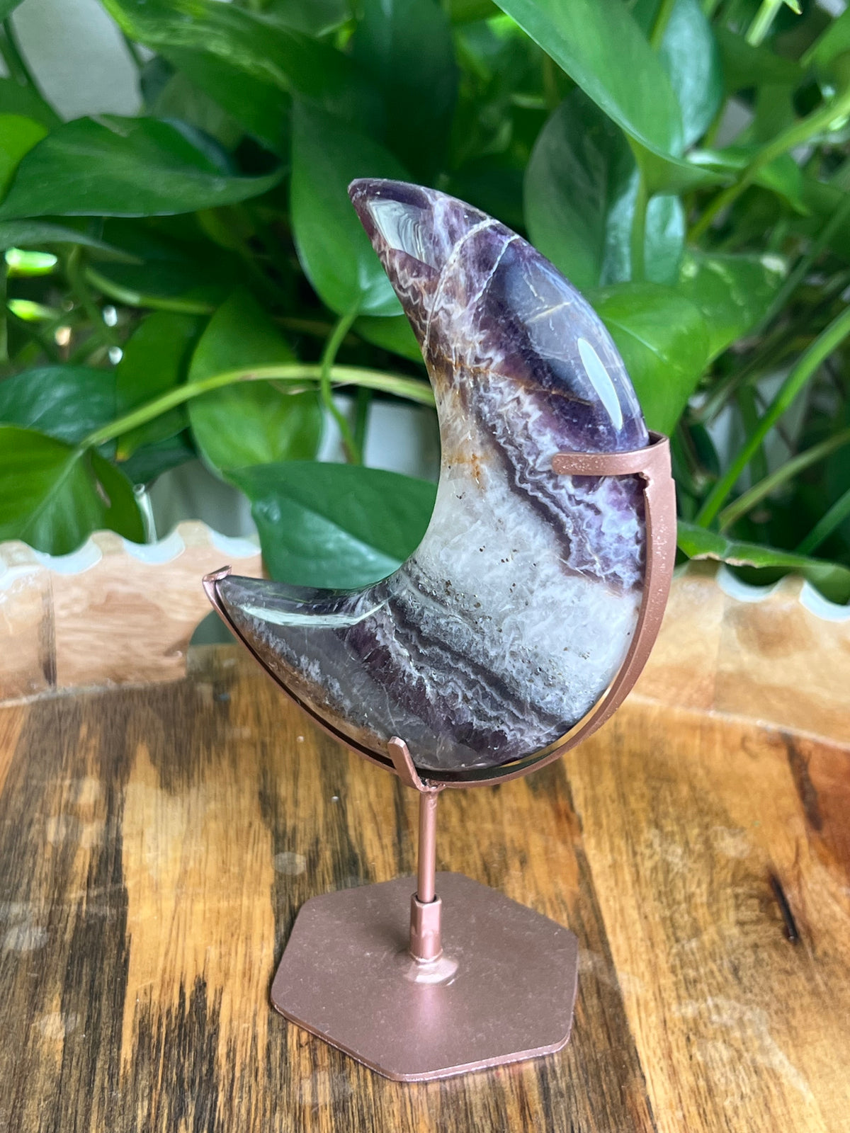 Indonesian Amethyst Moon: QR