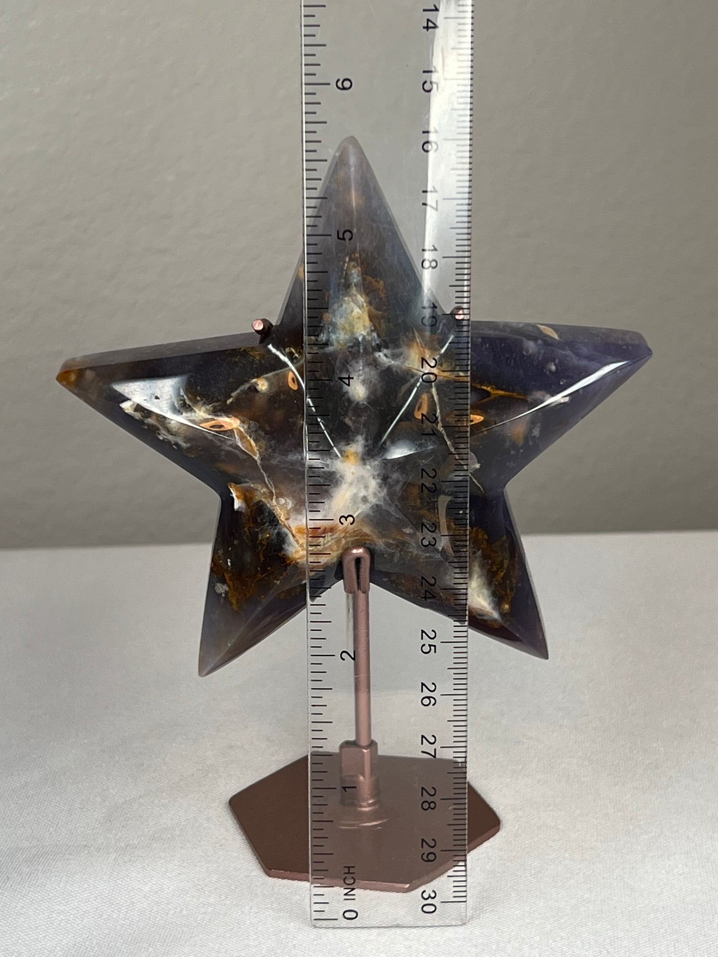 Purple Chalcedony Star