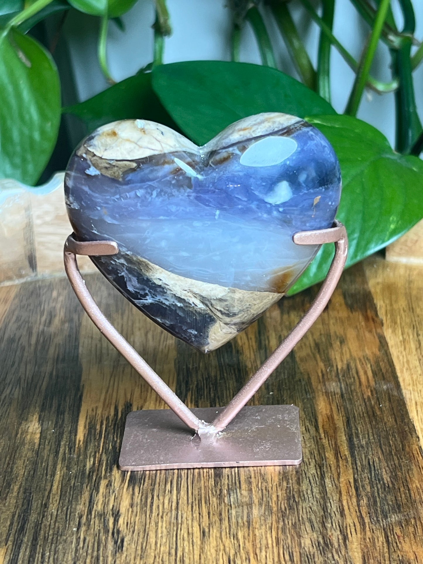 Purple Chalcedony Heart: PA