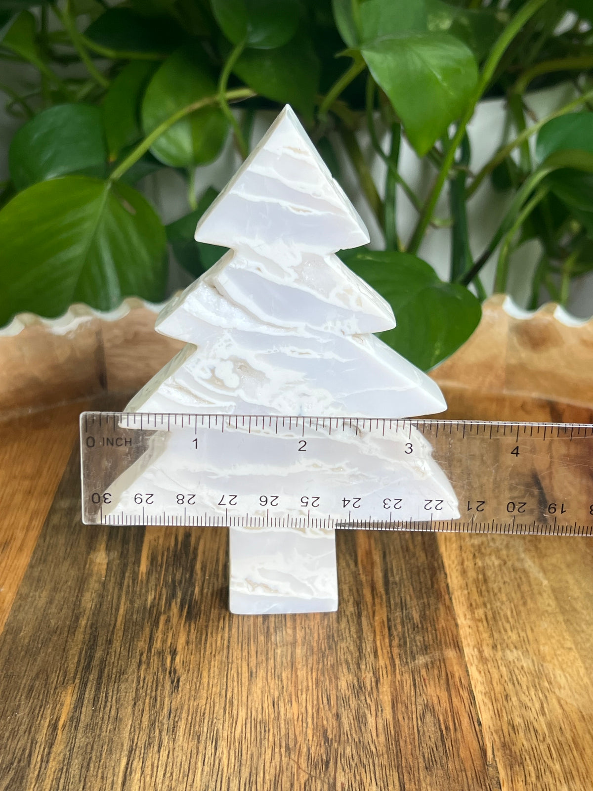White Plume Agate Tree: BK