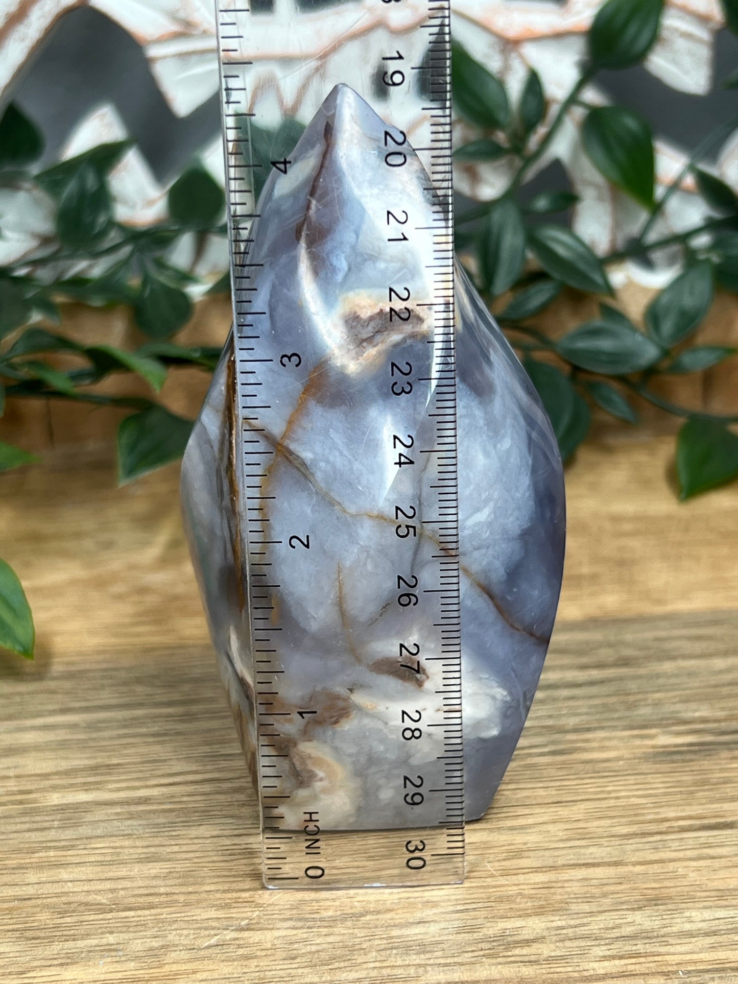 Purple Chalcedony Flame