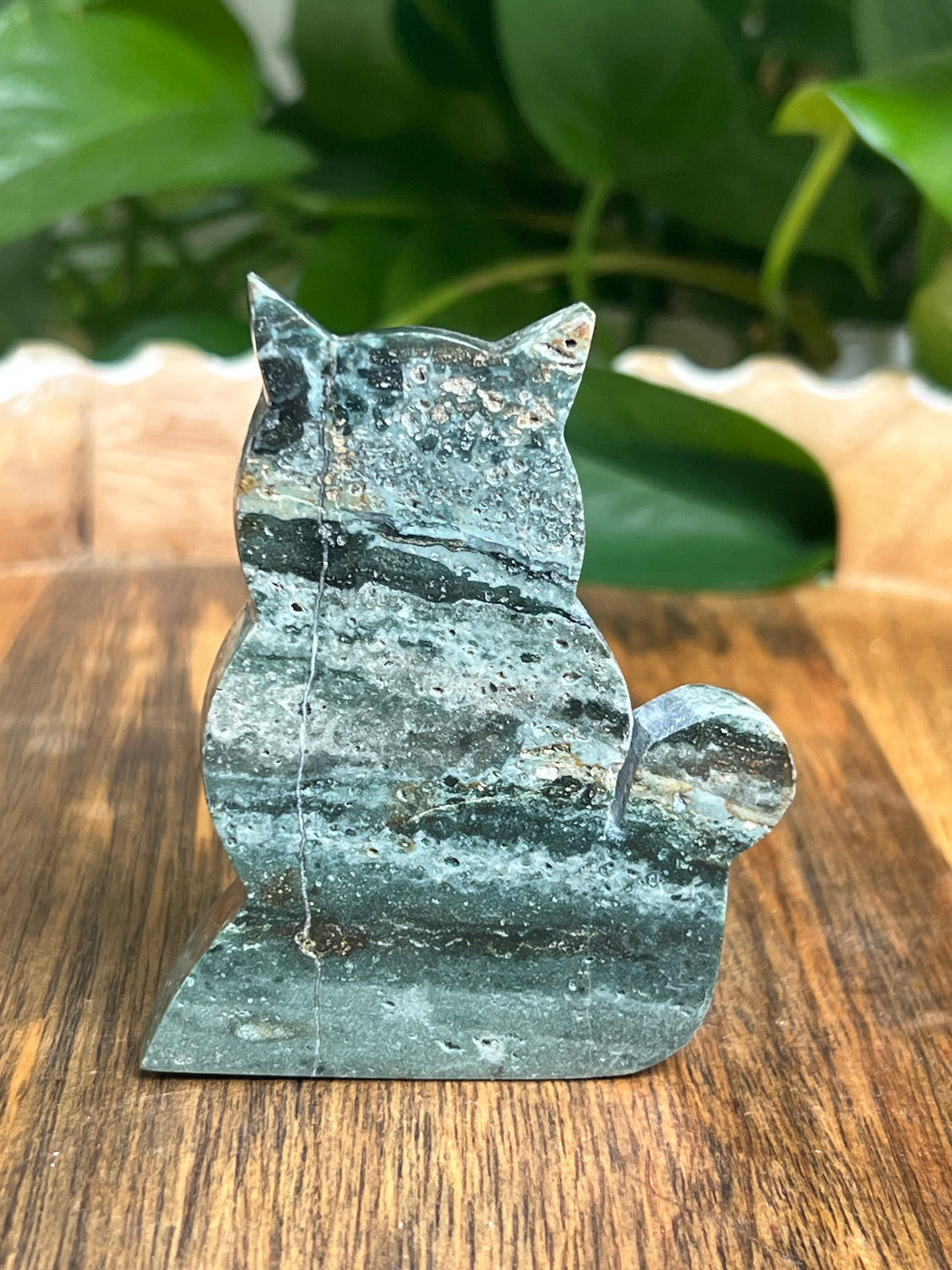 Blue Green Jasper Cat: HA