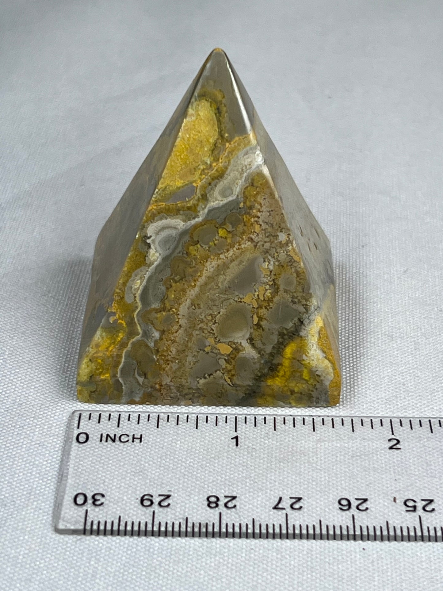 Bumblebee Jasper Pyramid