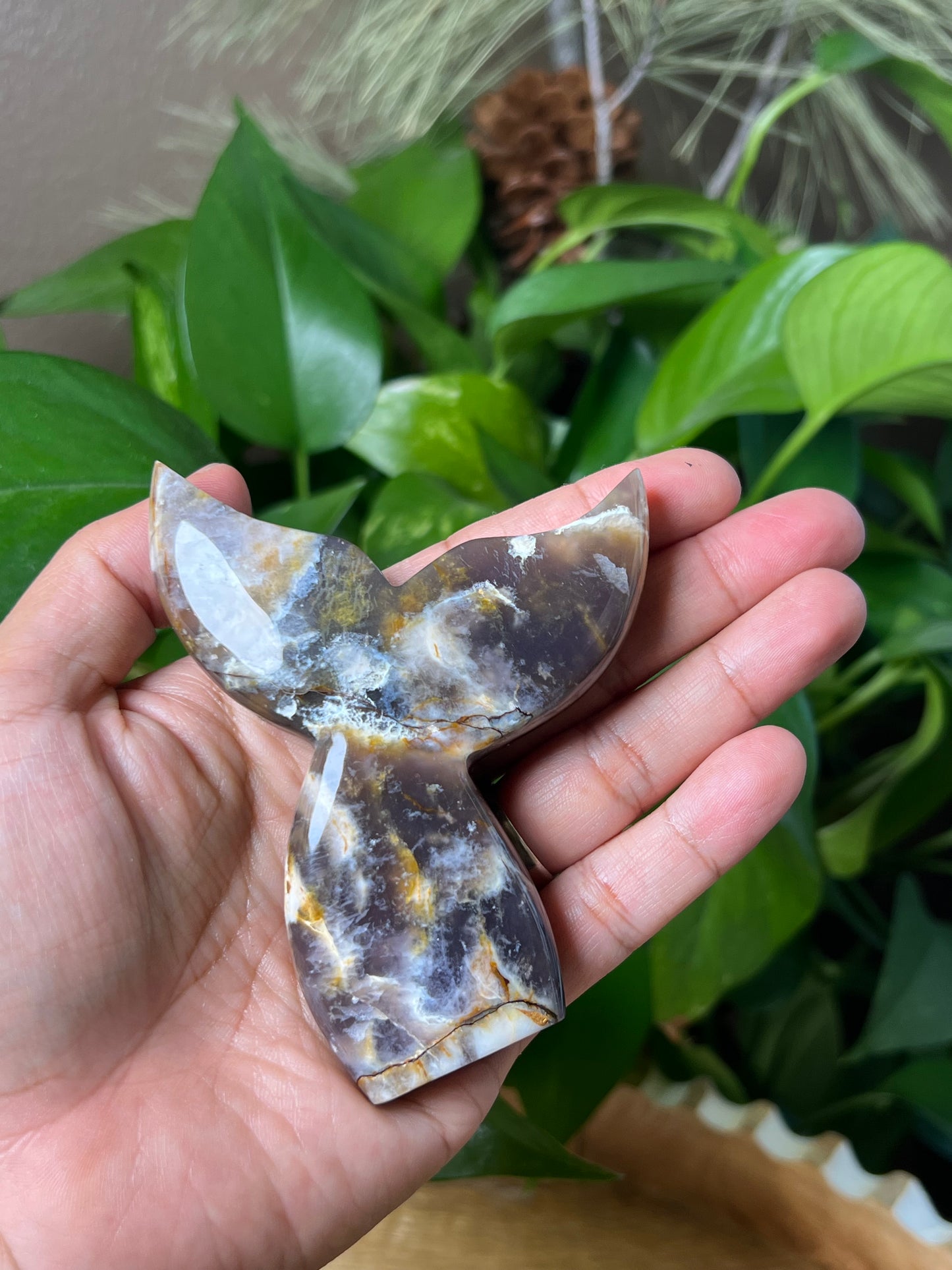 Purple Chalcedony Tail