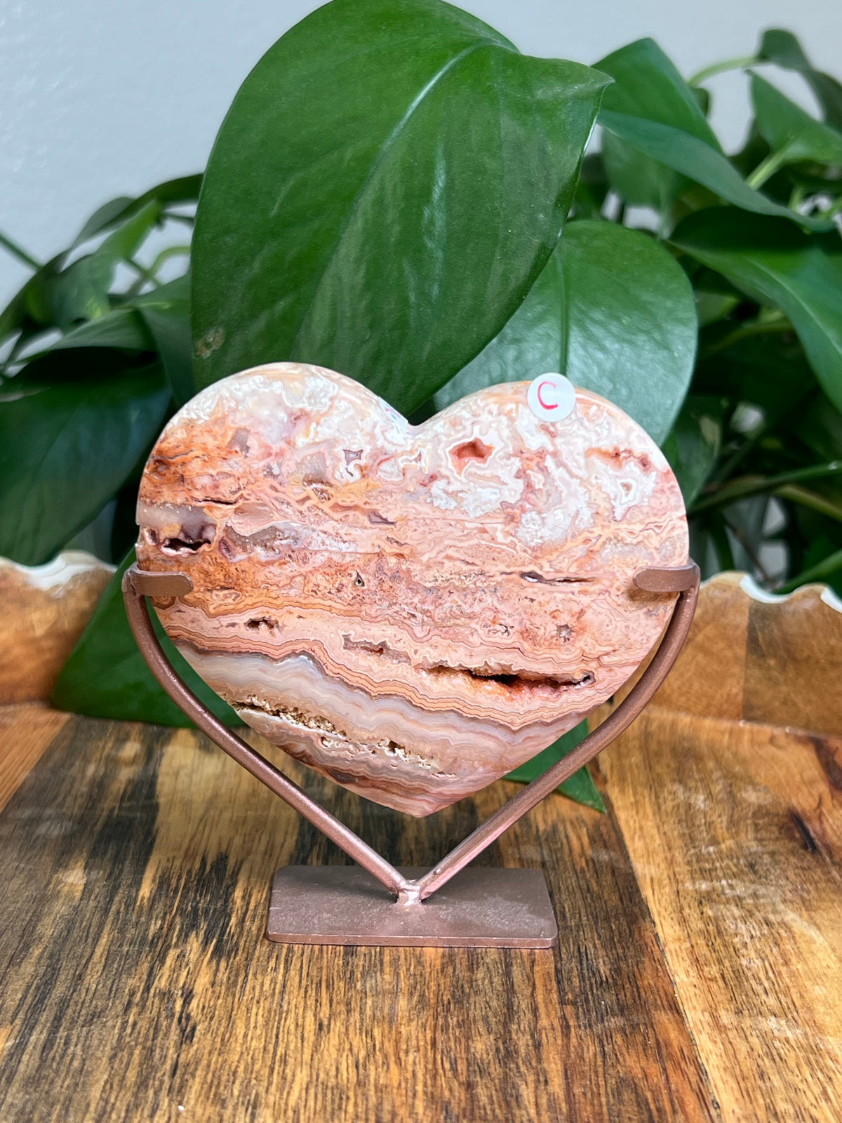 Crazy Lace Agate Hearts