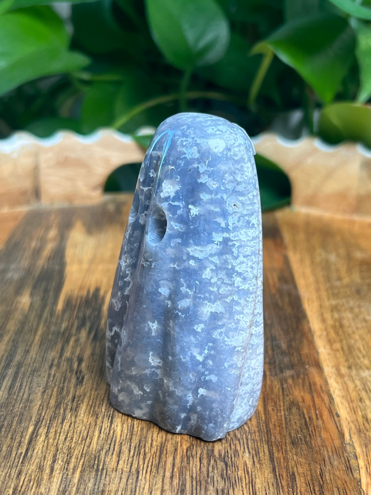 Blue Plume Agate Ghost: E