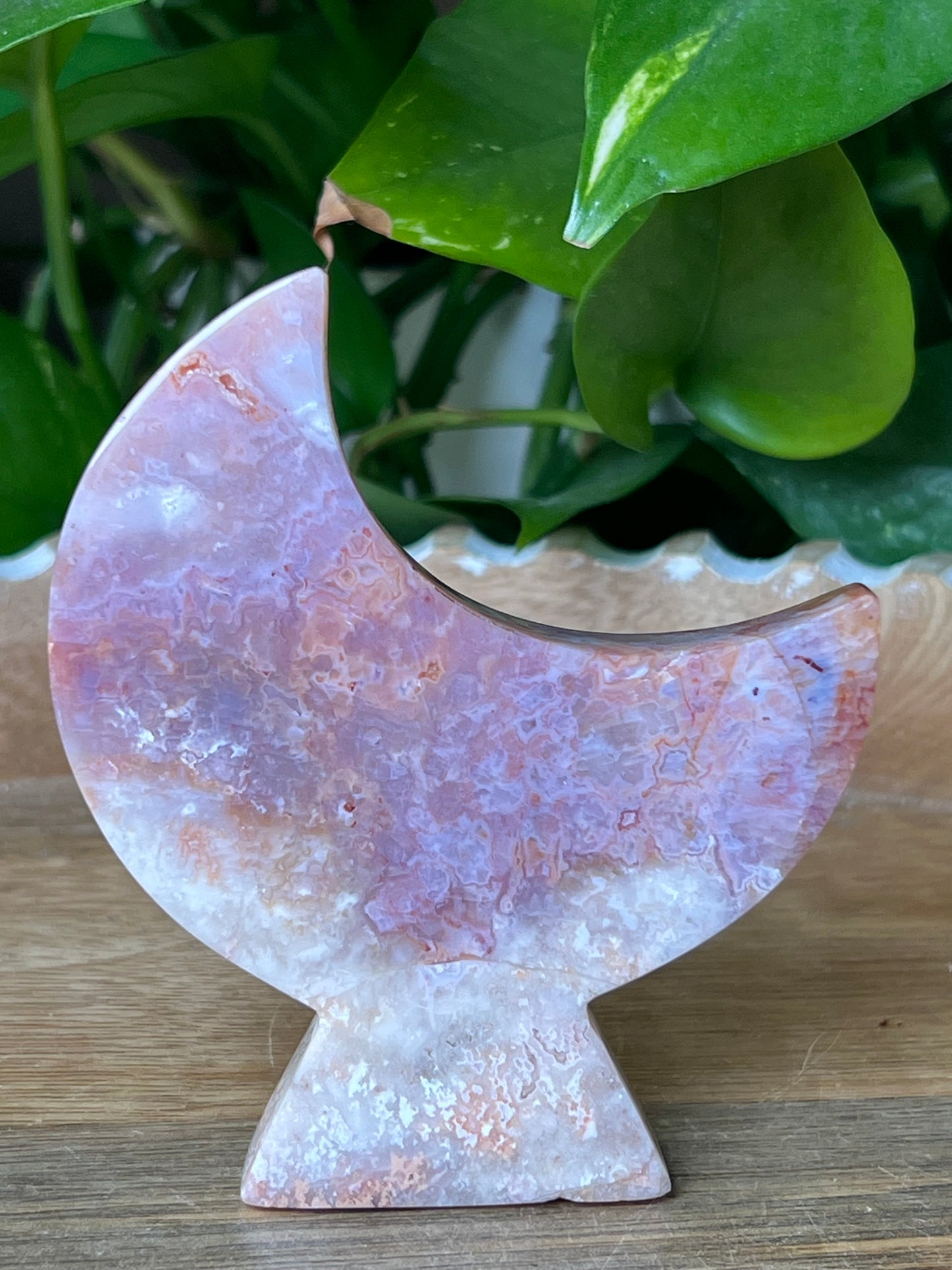 Pink Carnelian Moon