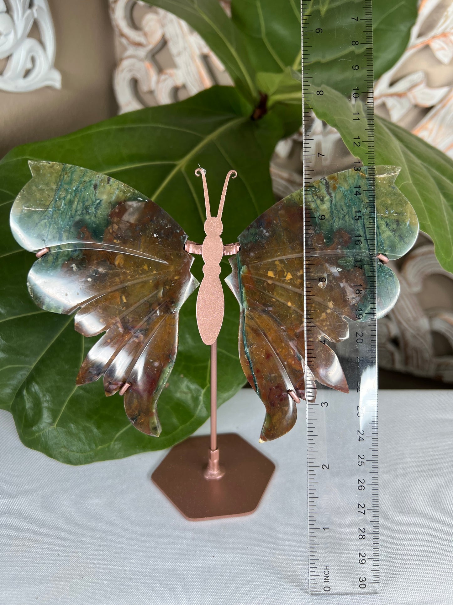 Blue Green Jasper Wings