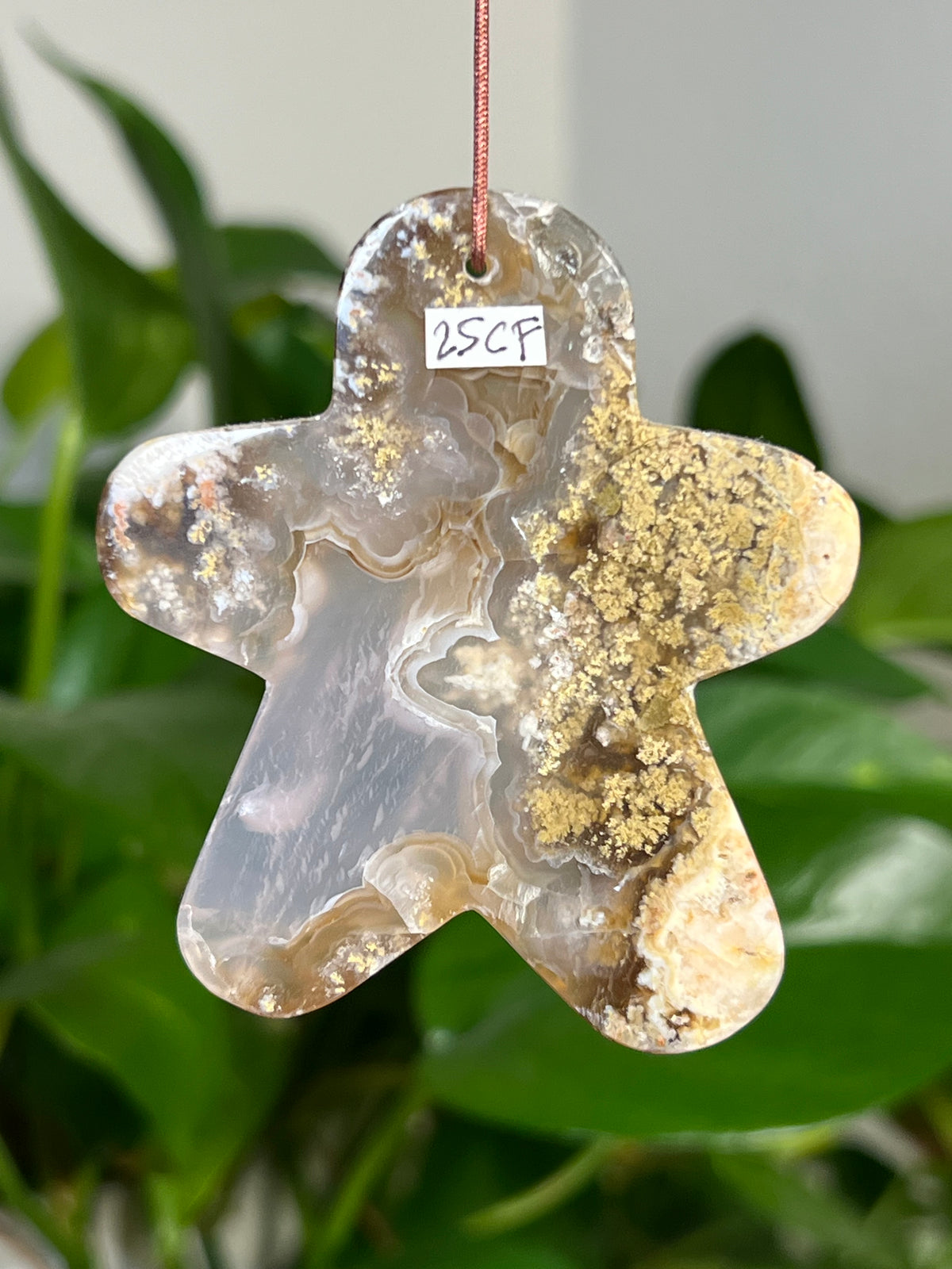 Scenic Moss Agate Gingerbread Ornaments