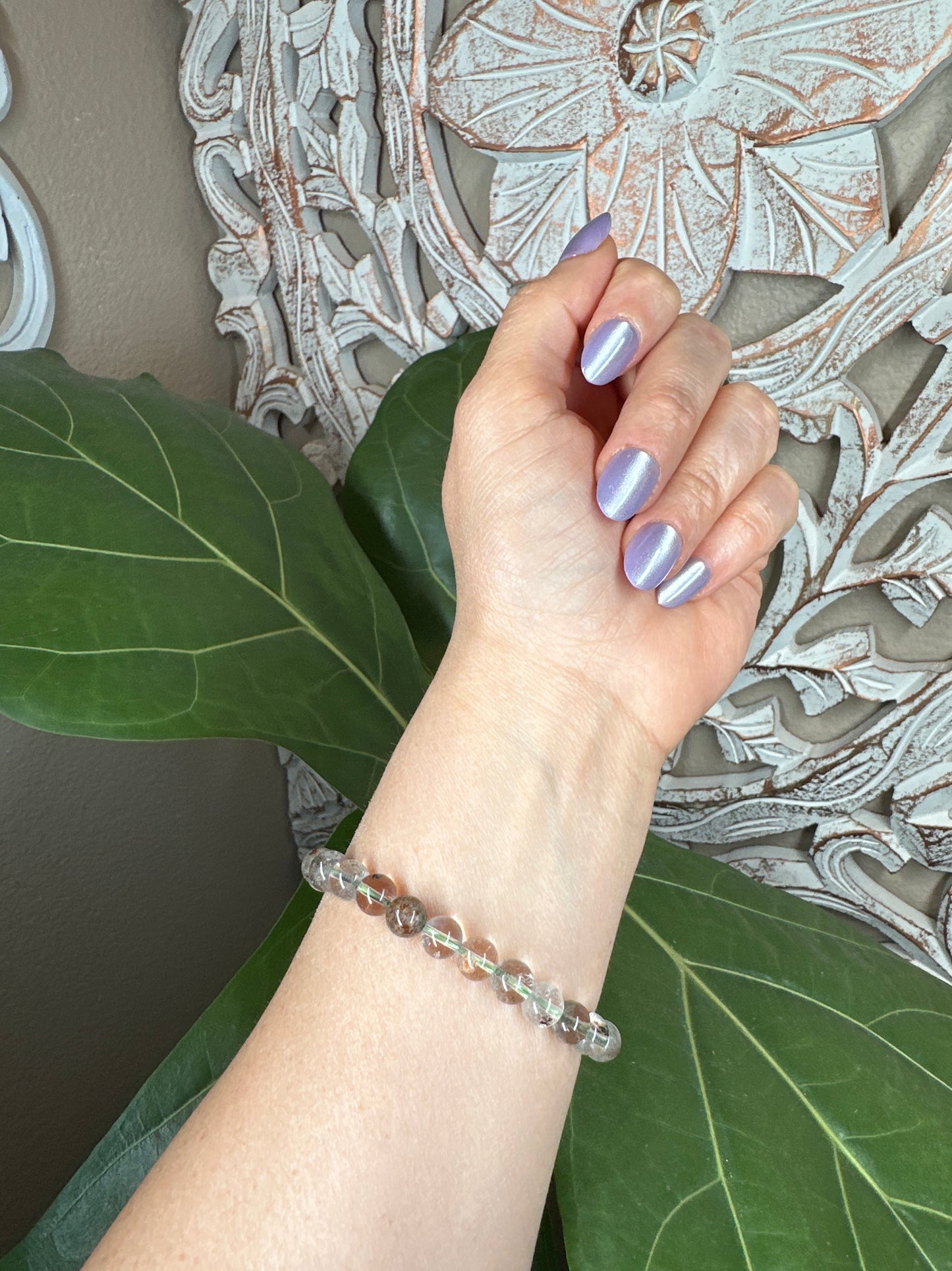 Garden Quartz Beaded Bracelet (8mm)