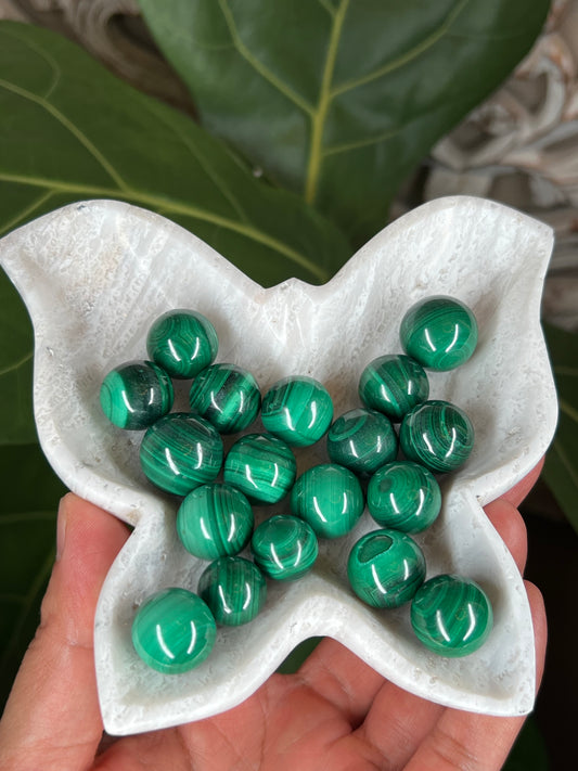 Malachite mini sphere