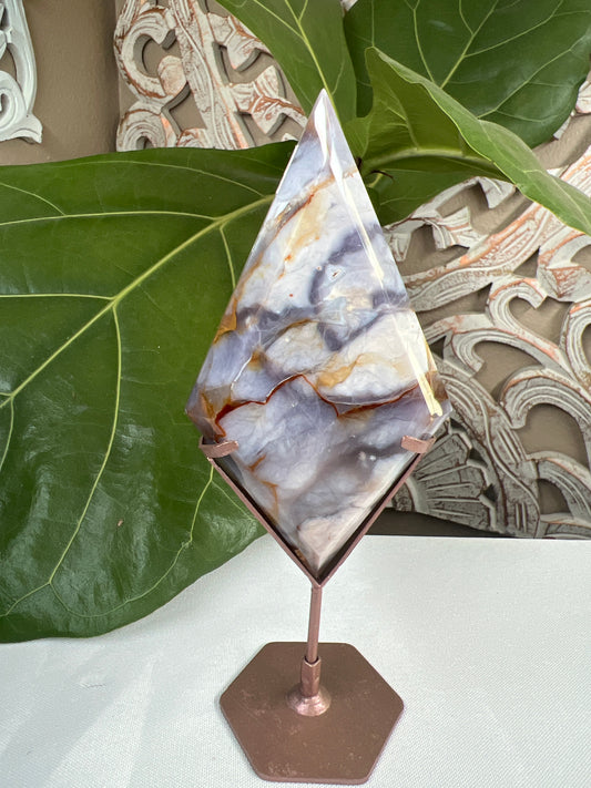 Purple Chalcedony Diamond