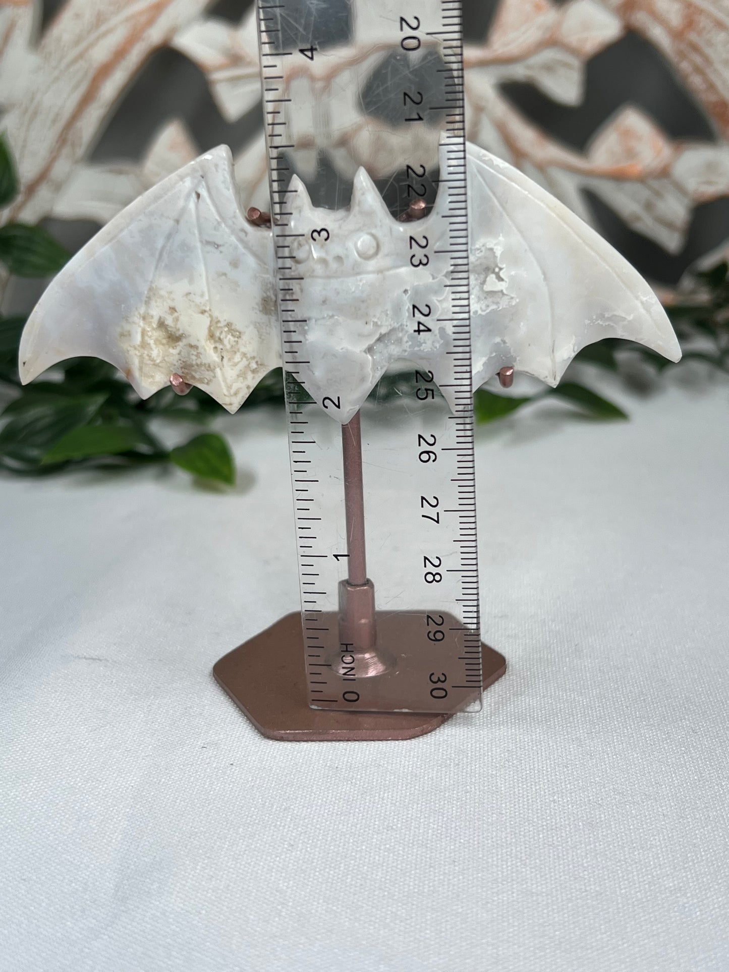 White Plume Agate Bat