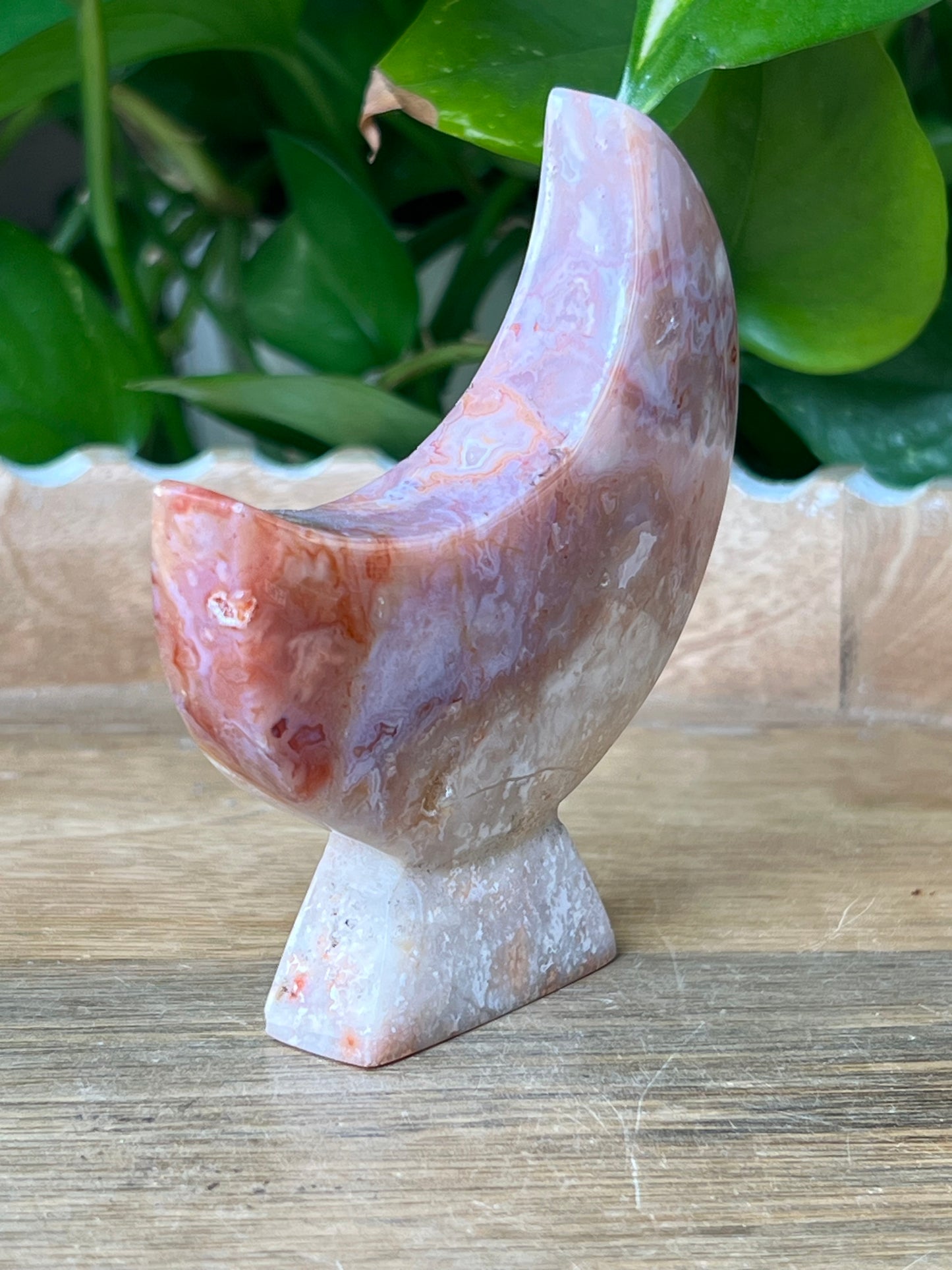 Pink Carnelian Moon