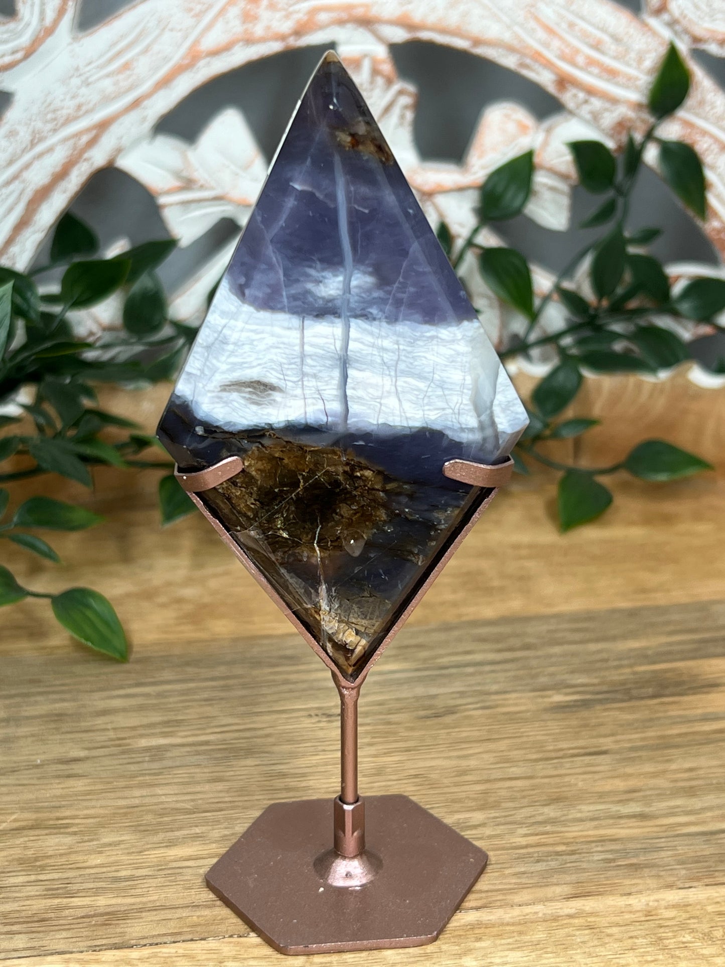 Purple Chalcedony Diamond