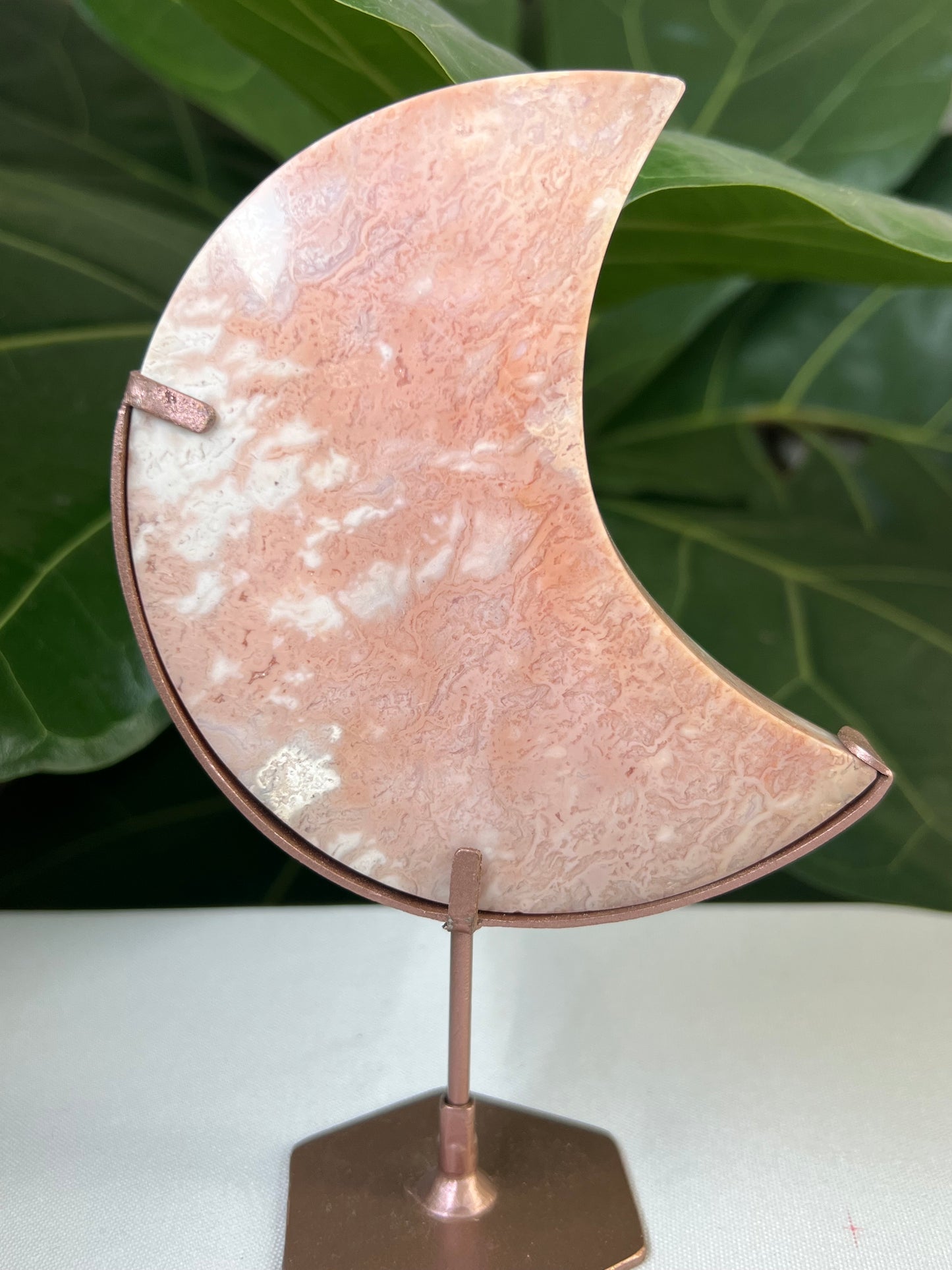 Pink Carnelian Moon