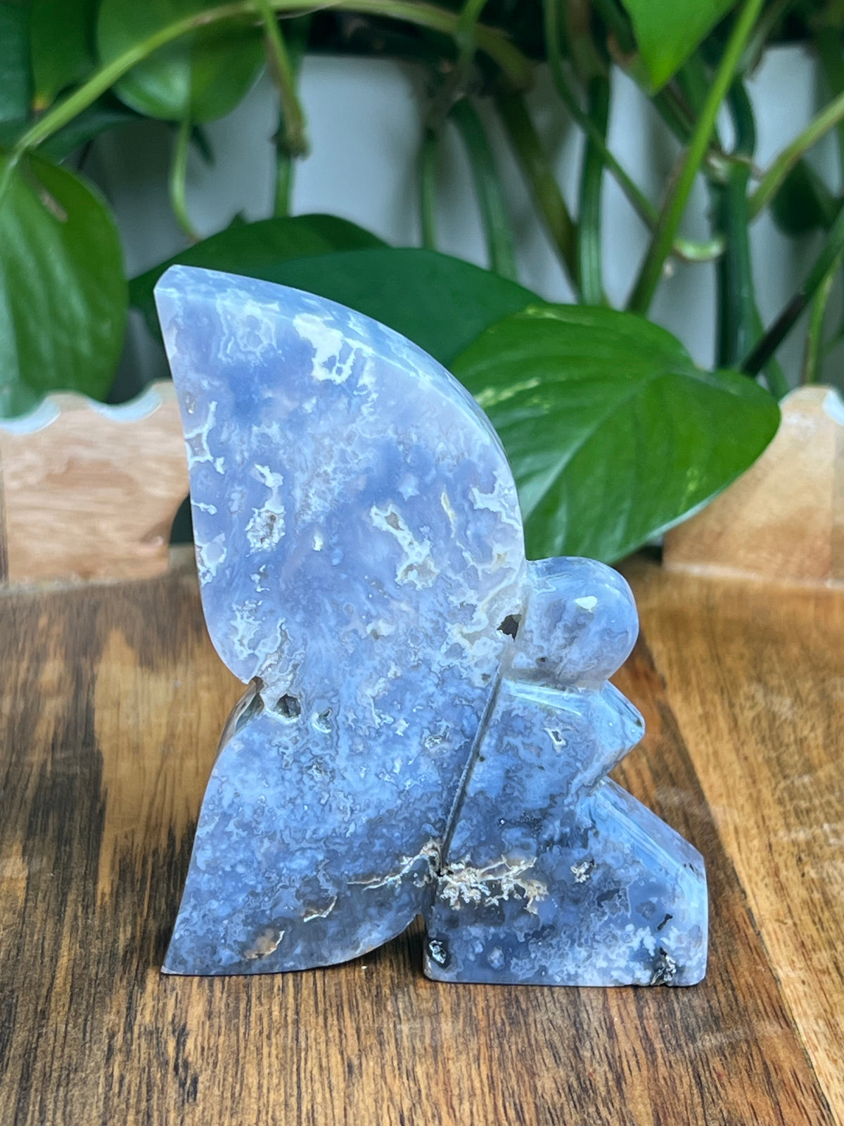 Blue Plume Agate Fairy: KS