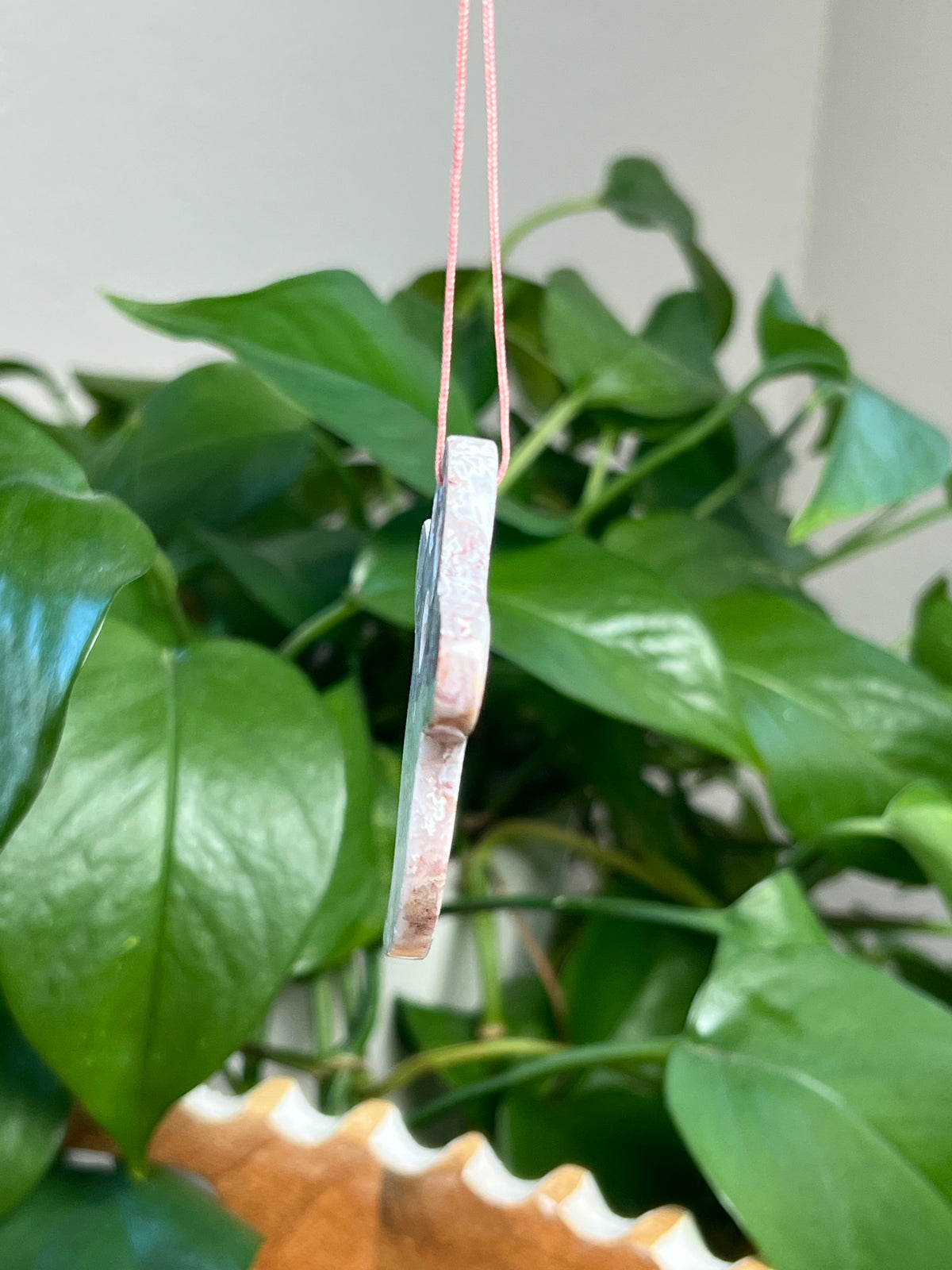 Sumatra Plume Agate Ghosts Ornaments