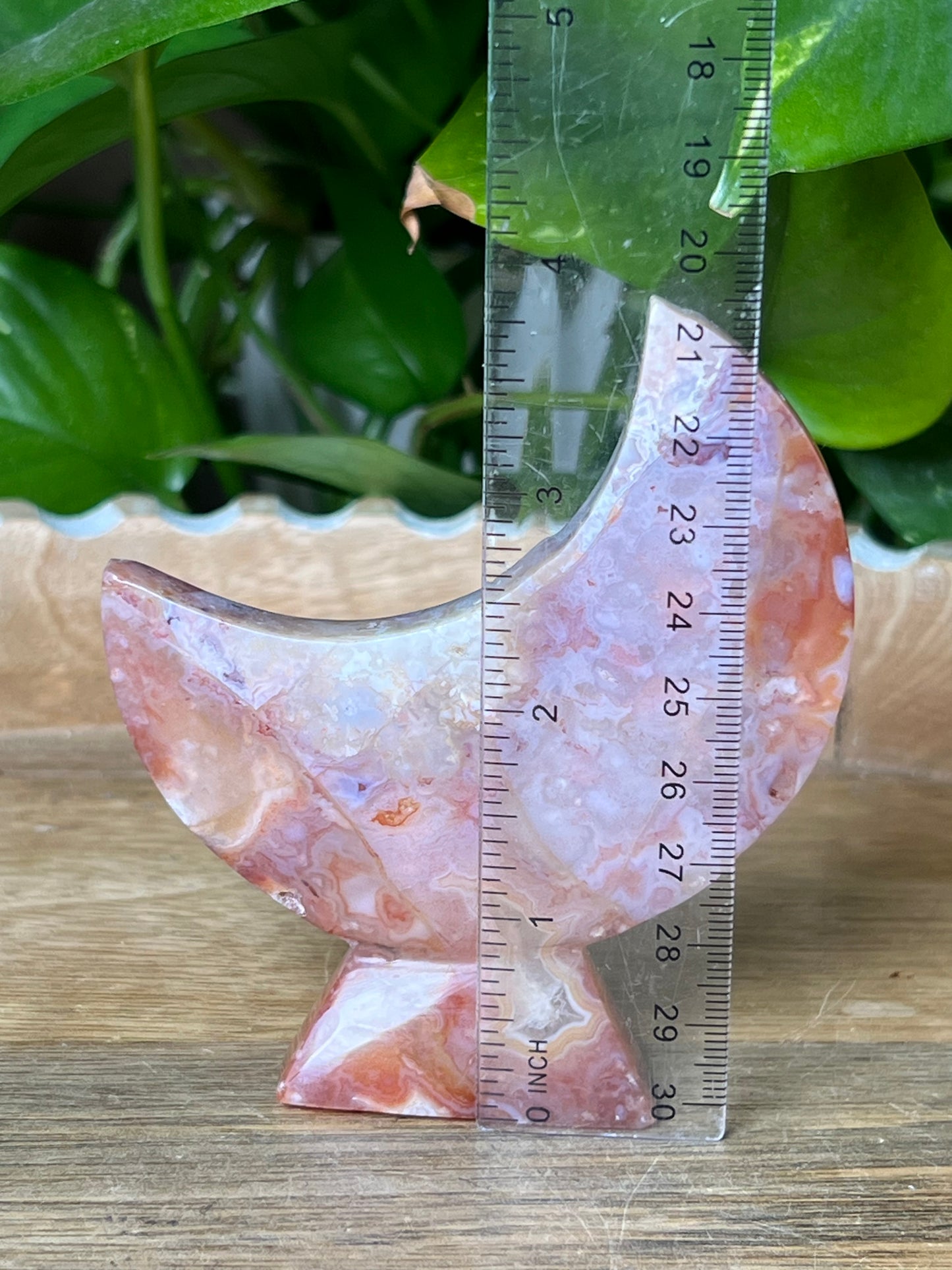Pink Carnelian Moon