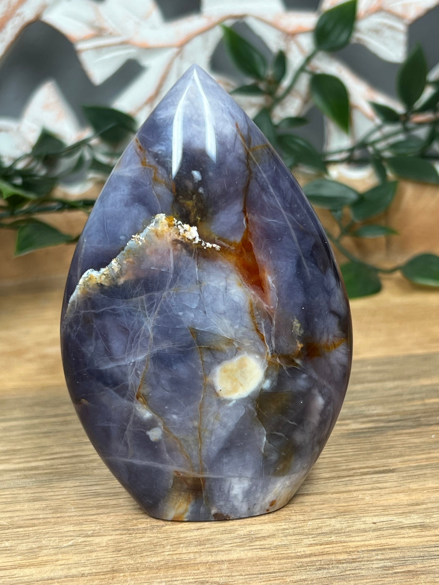 Purple Chalcedony Flame
