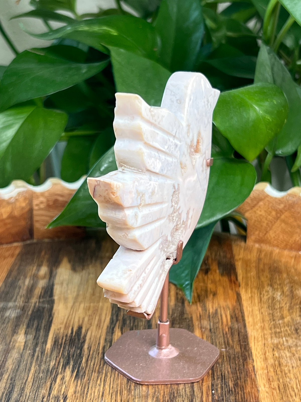 Pink Carnelian Bird: AA