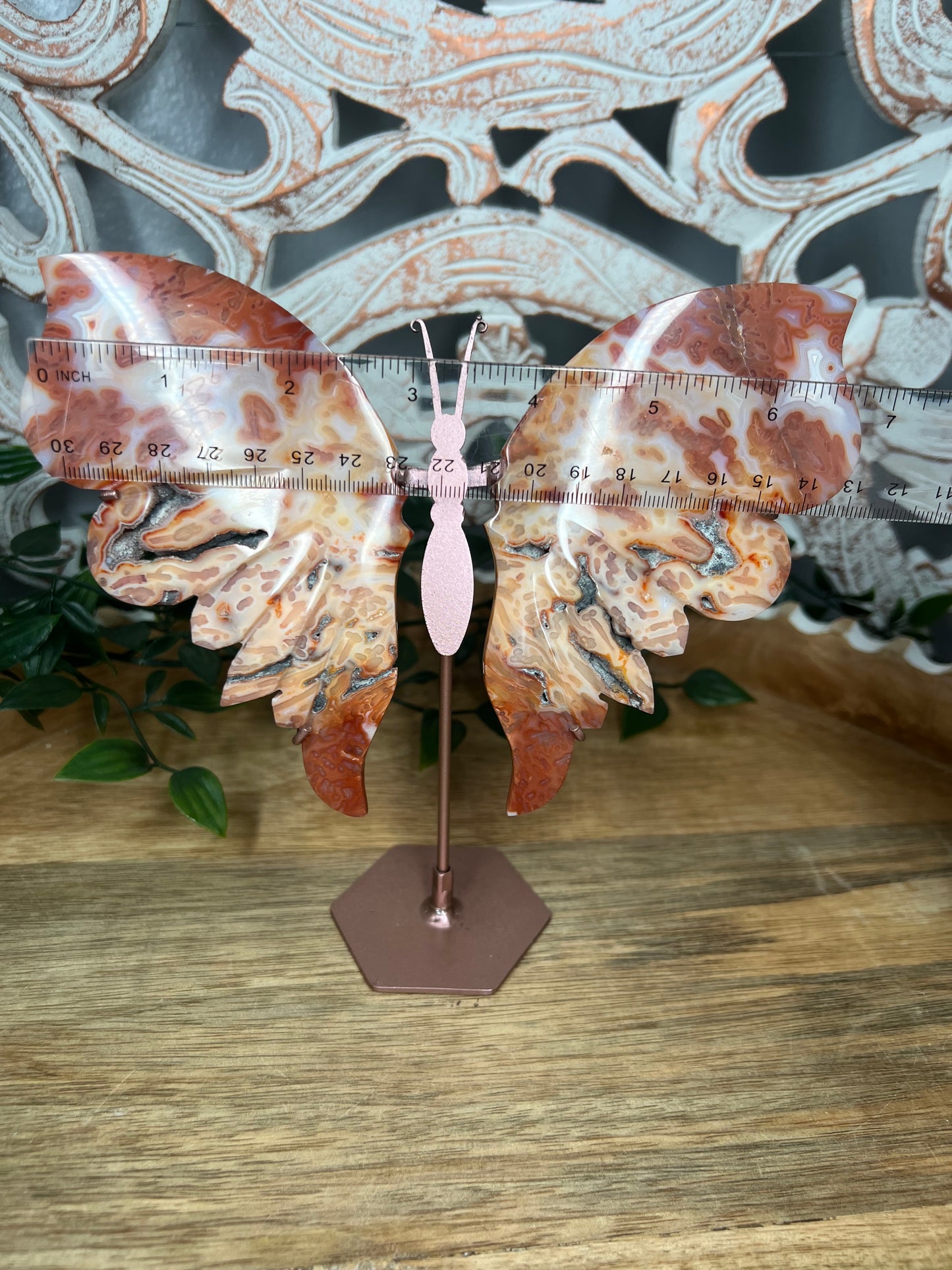 Pink Carnelian Wings