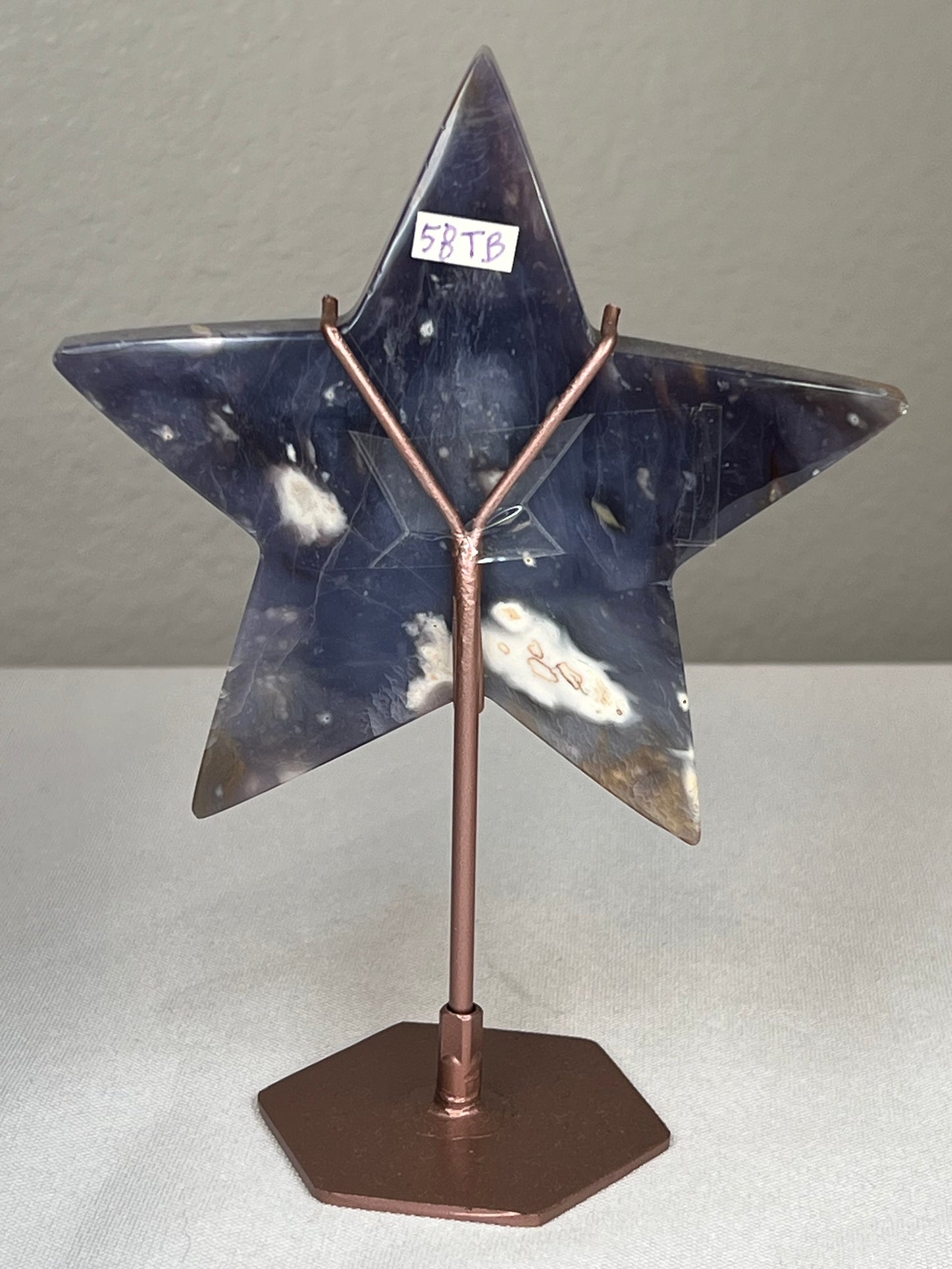 Purple Chalcedony Star