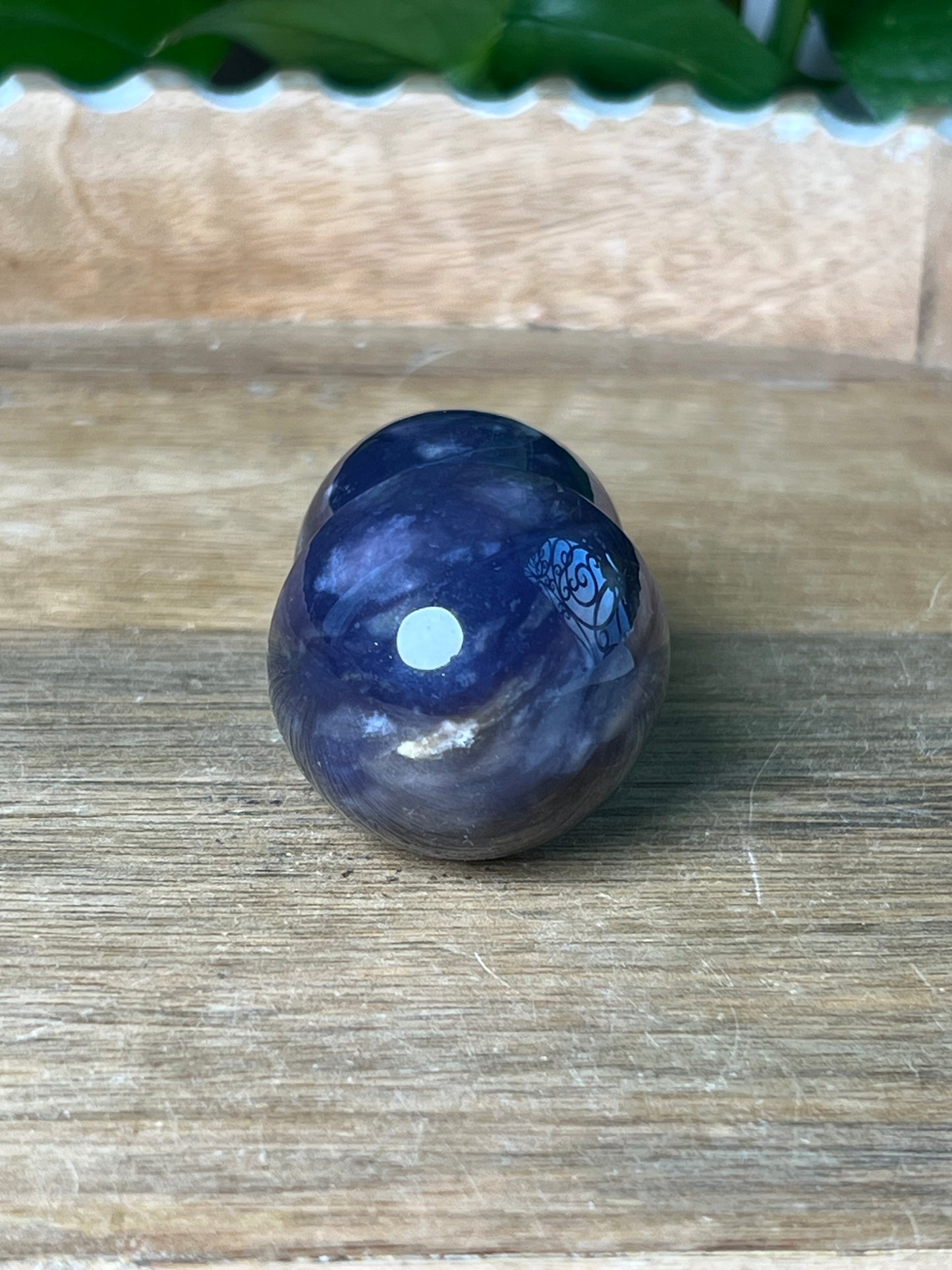 Purple Chalcedony Mushroom: BG