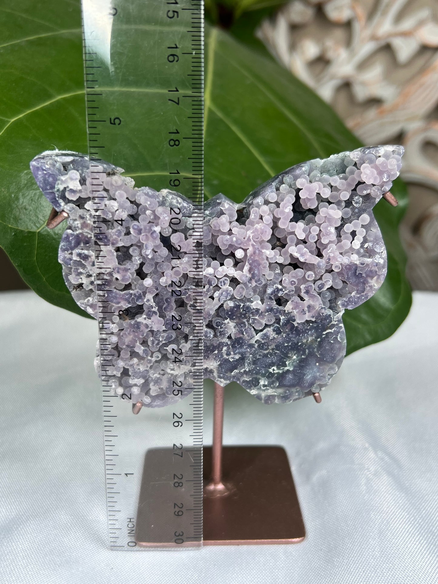 Grape Agate Butterfly