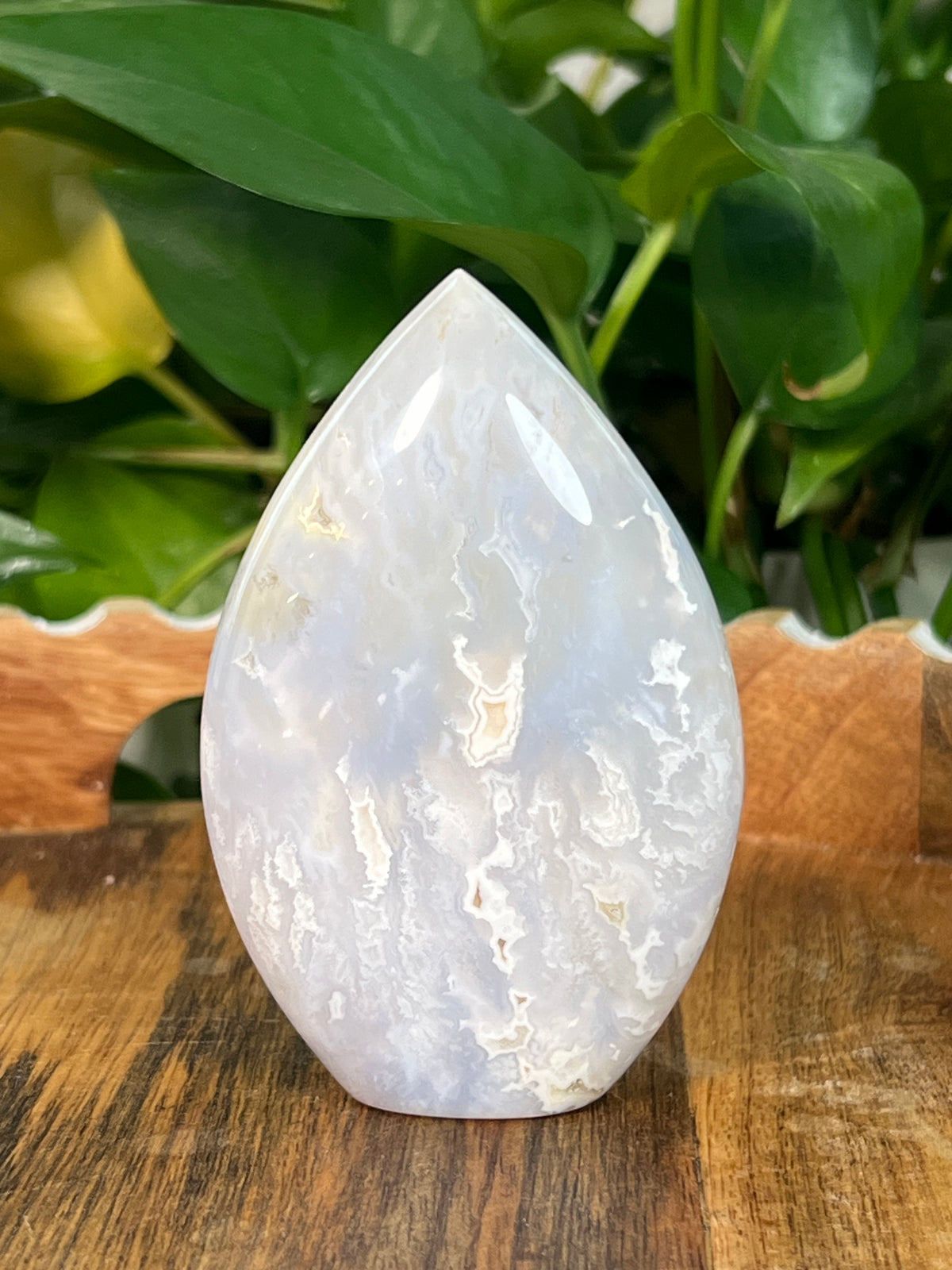 Winter Plume Agate Flames