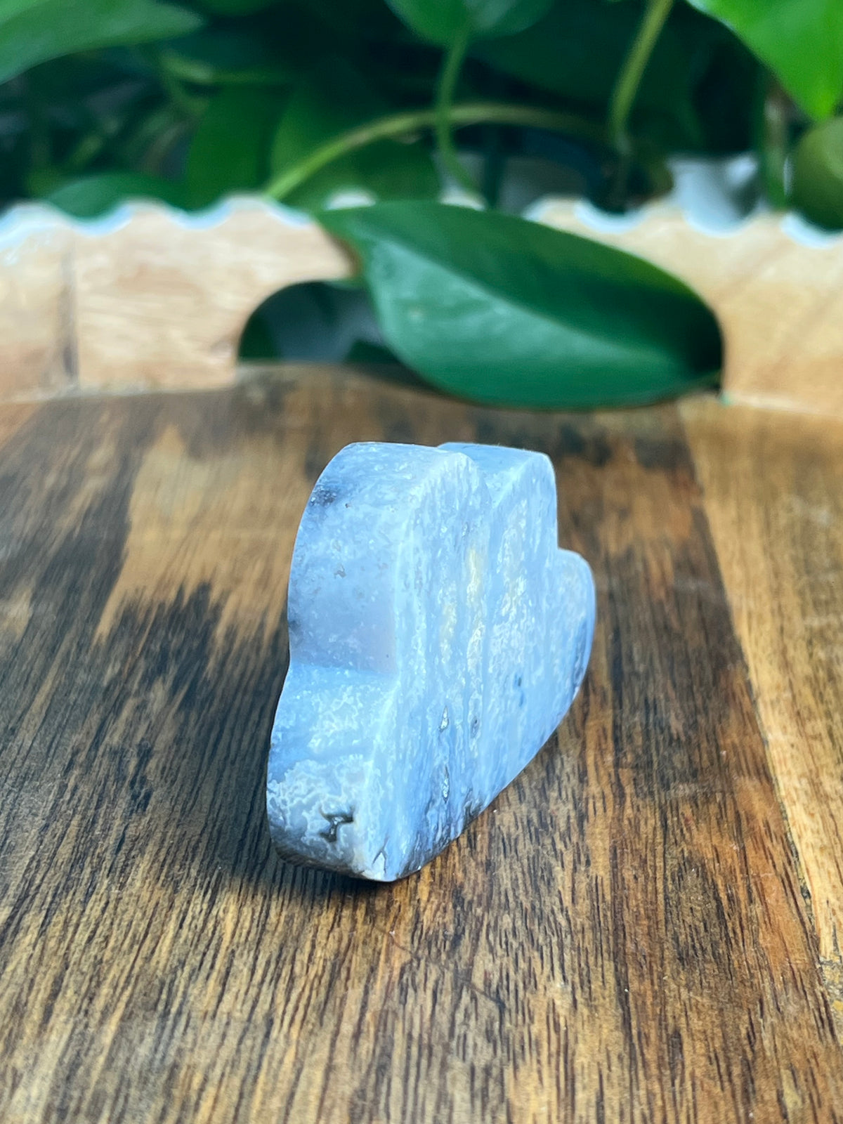 Blue Plume Agate Mini Cloud: Ti