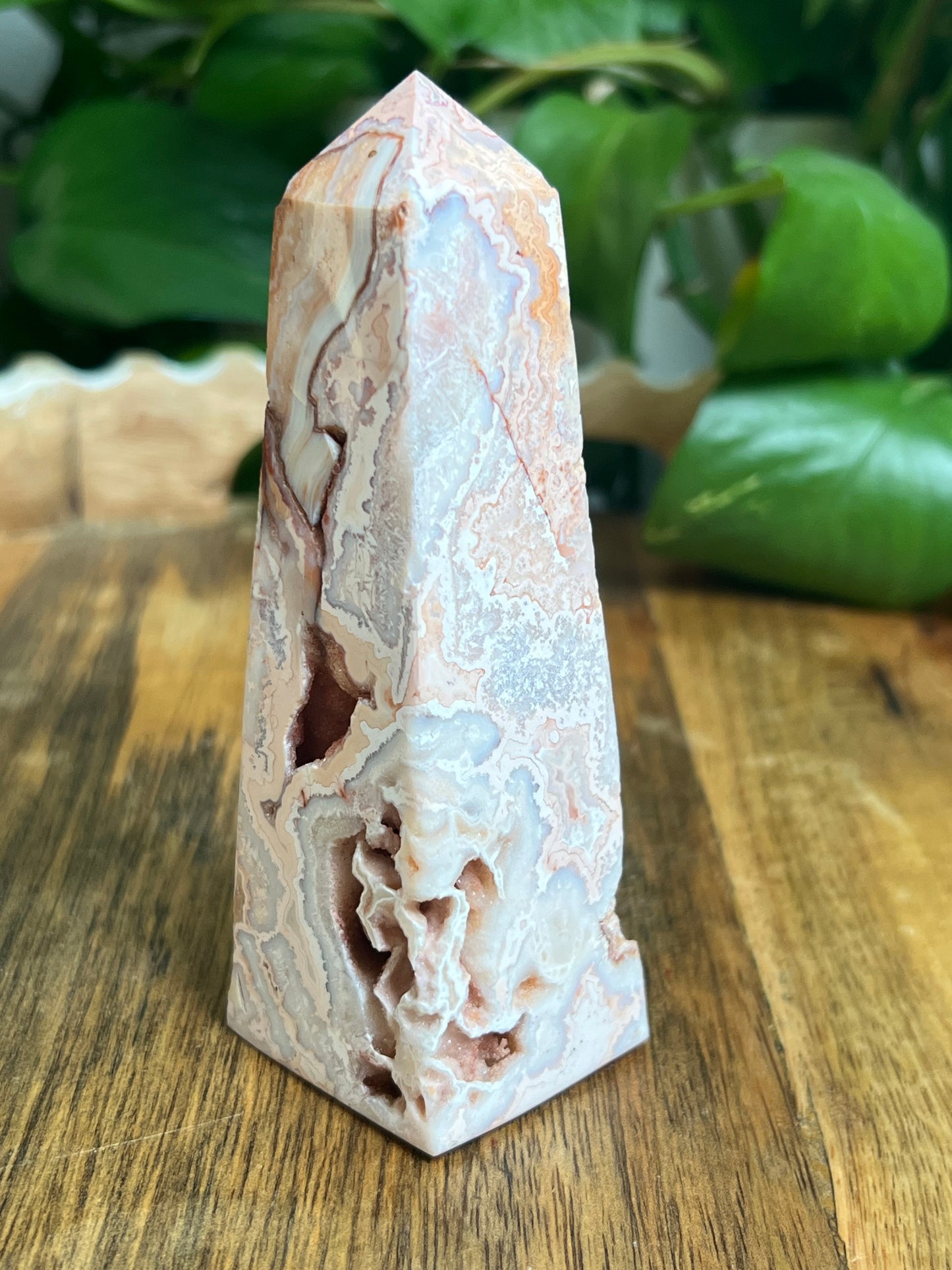 Crazy Lace Agate Tower