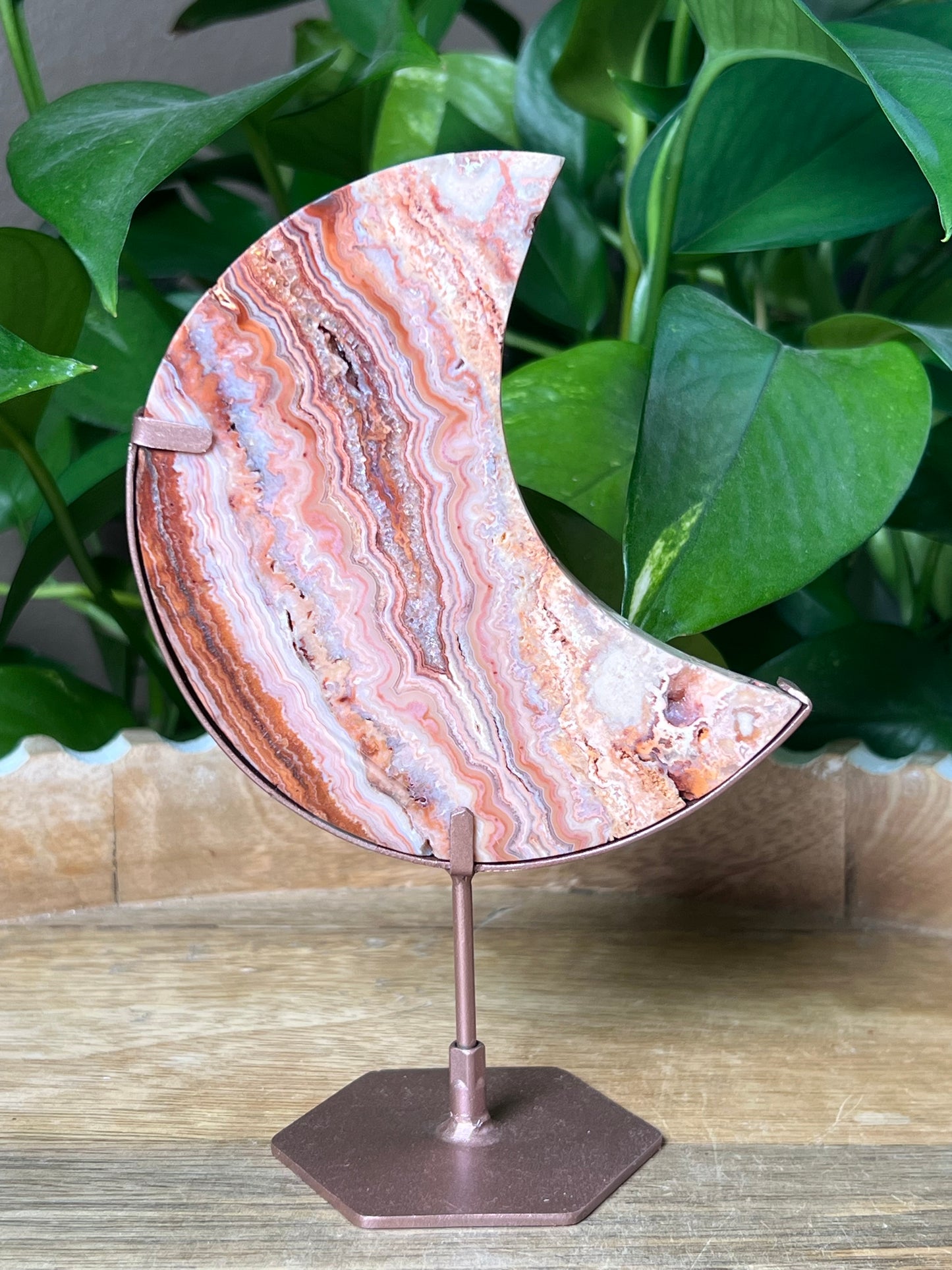 Crazy Lace Agate Moon