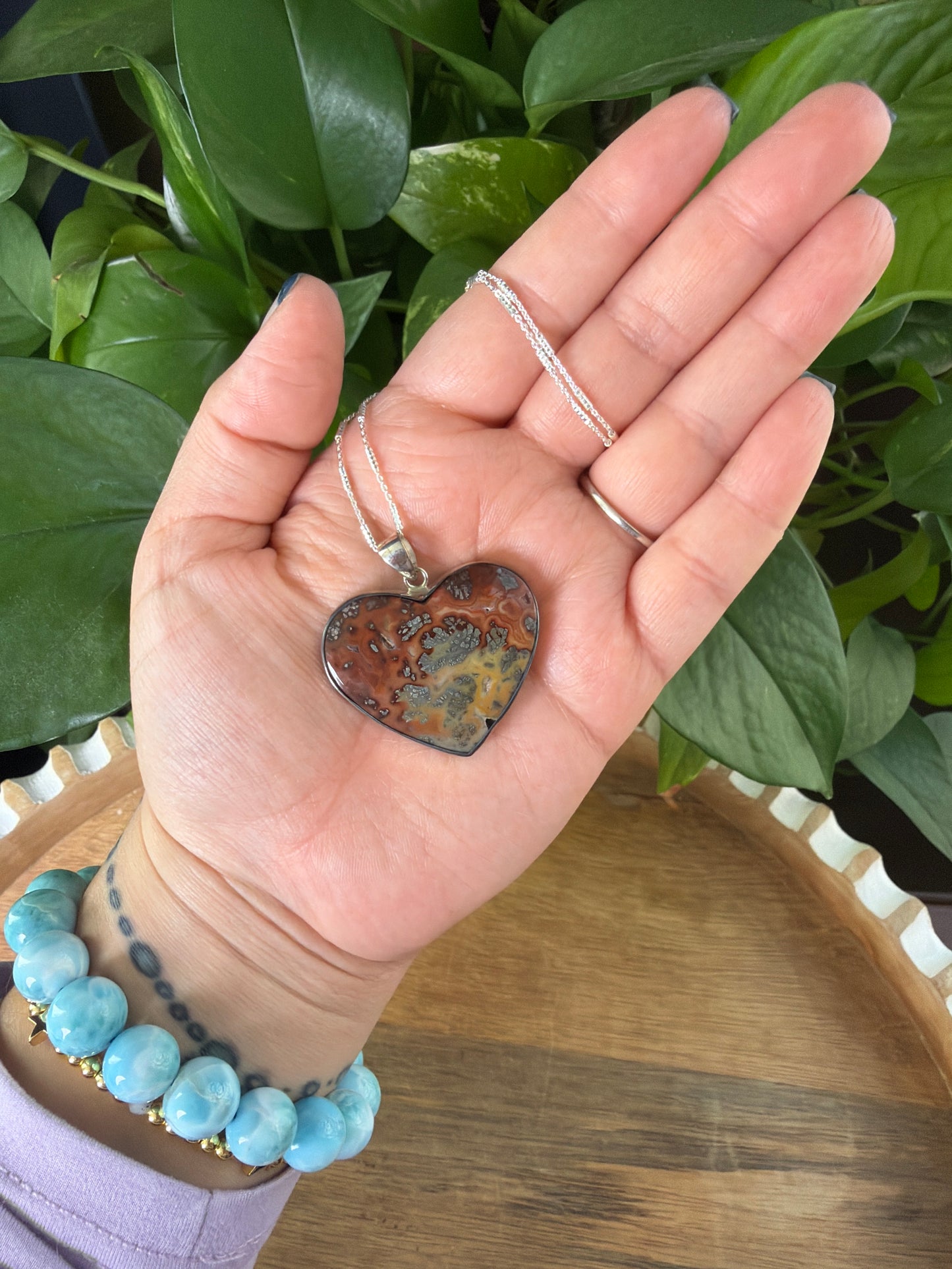 Marcasite Heart Pendant