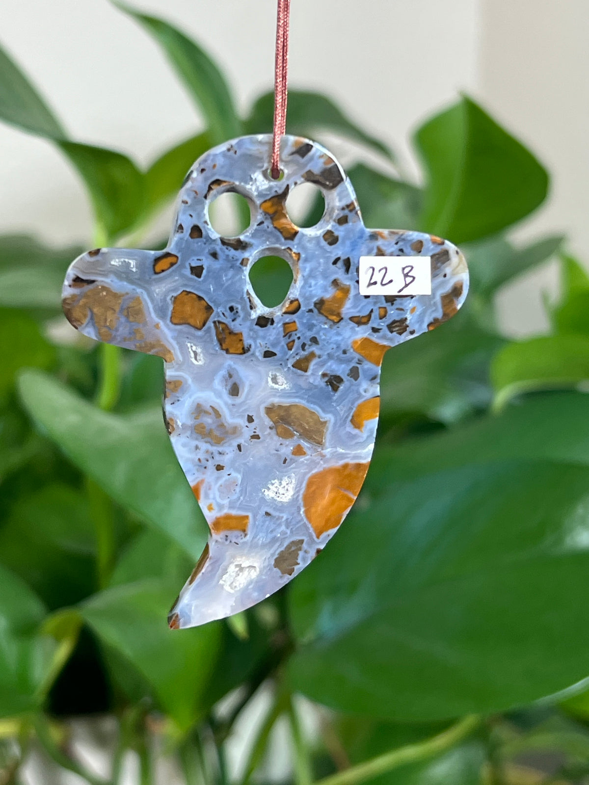 Brecciated Jasper Ghost Ornaments