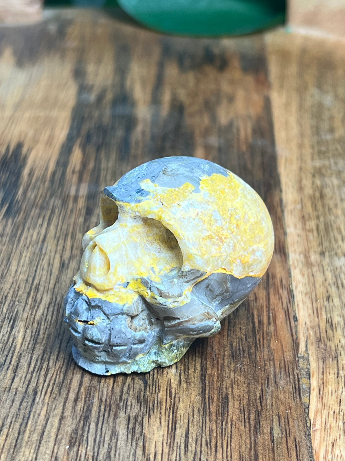 Bumblebee Jasper Mini Skull: E