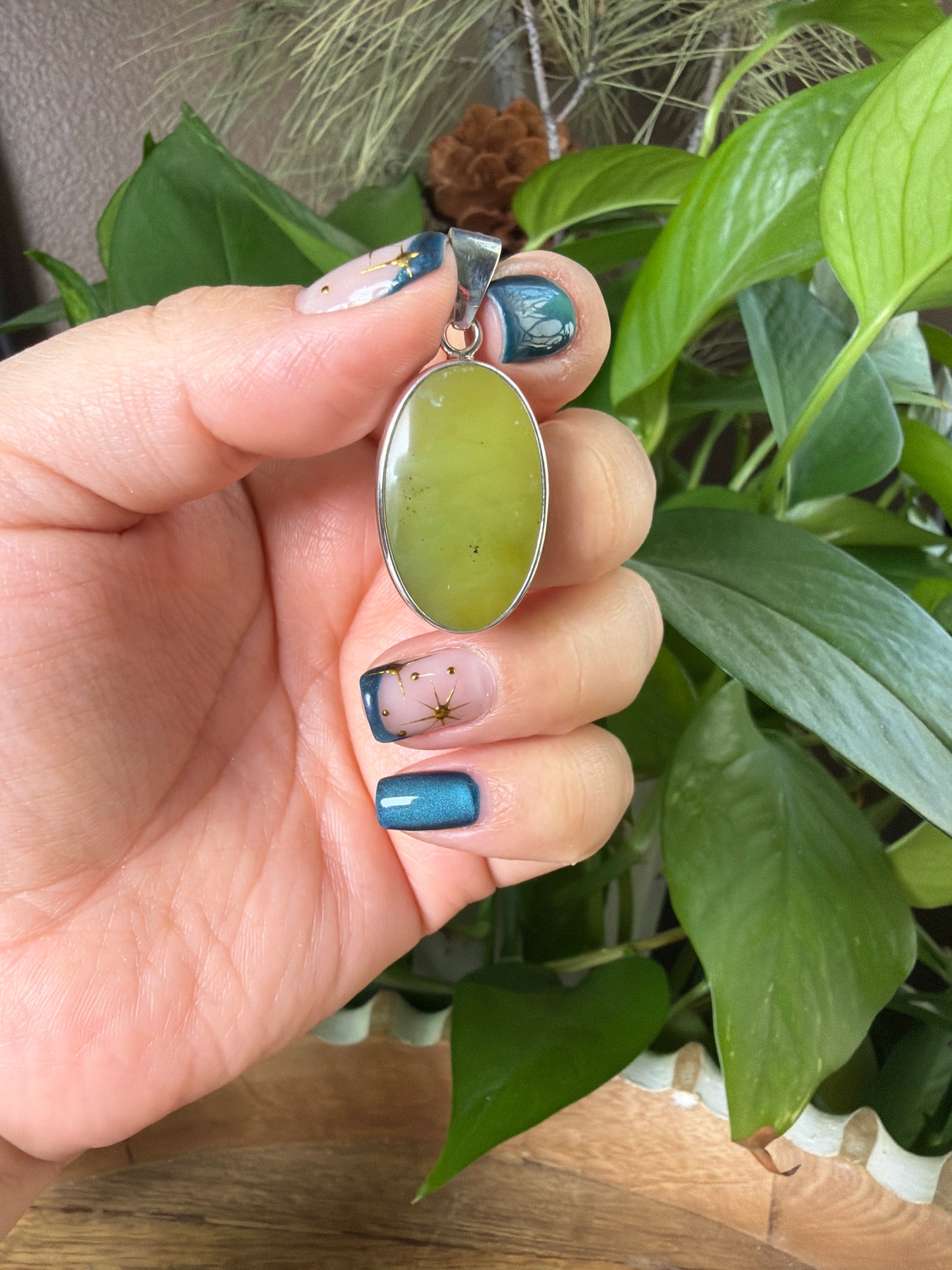 Idocrase Oval Pendant