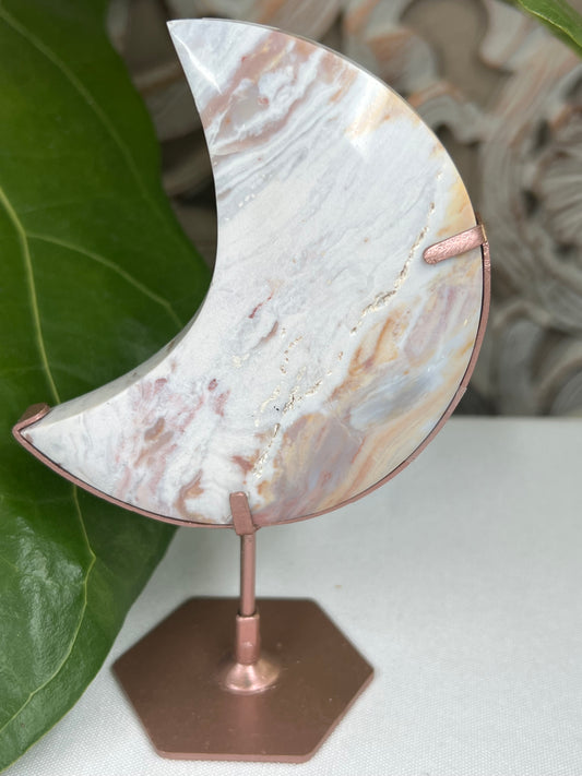 Milky Jasper Moon