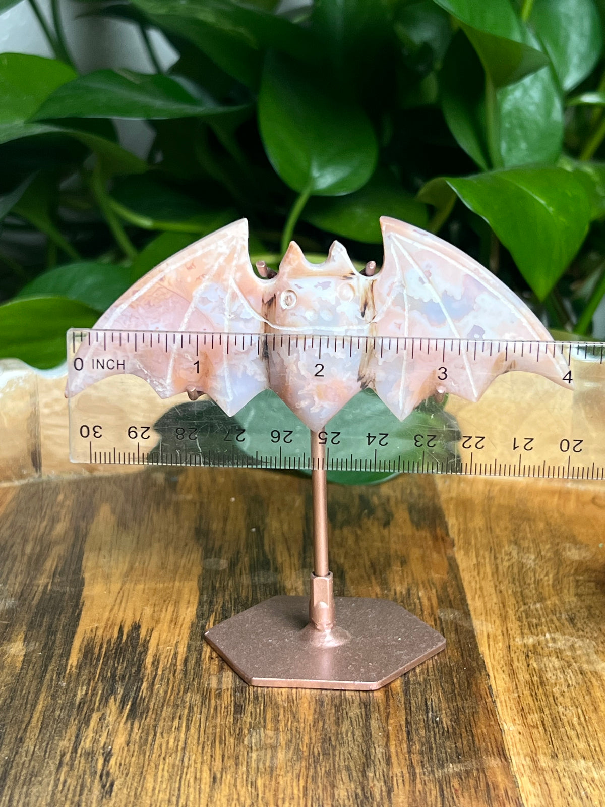 Pink Carnelian Bat: ME