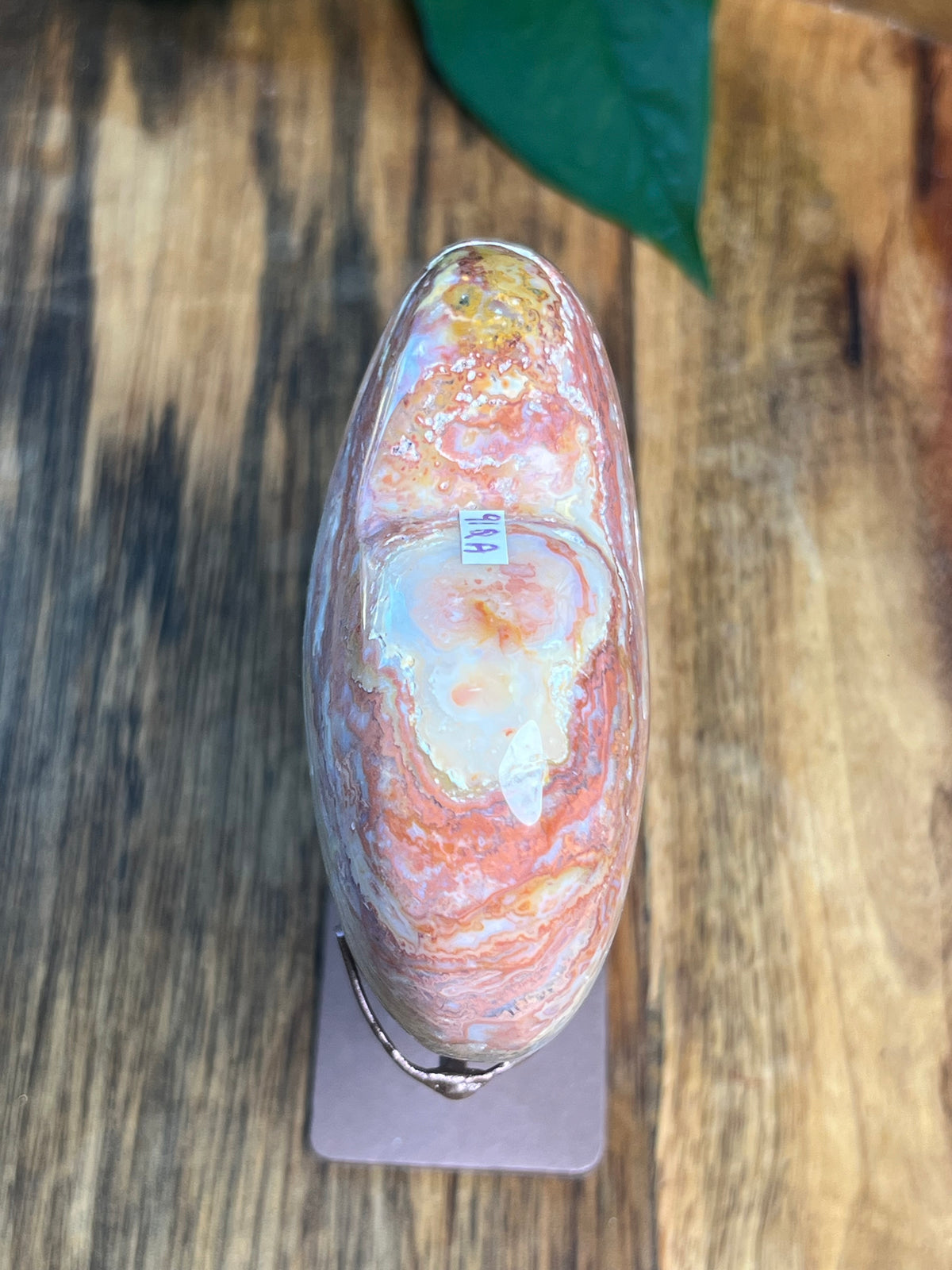 Crazy Lace Agate Heart: QA