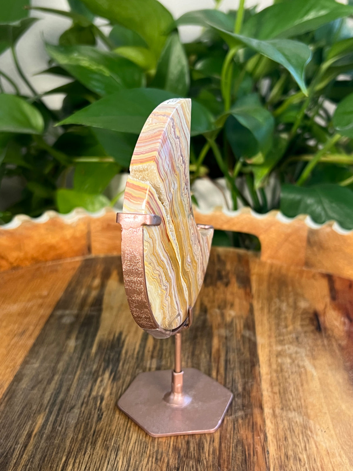Crazy Lace Agate Moon: EL
